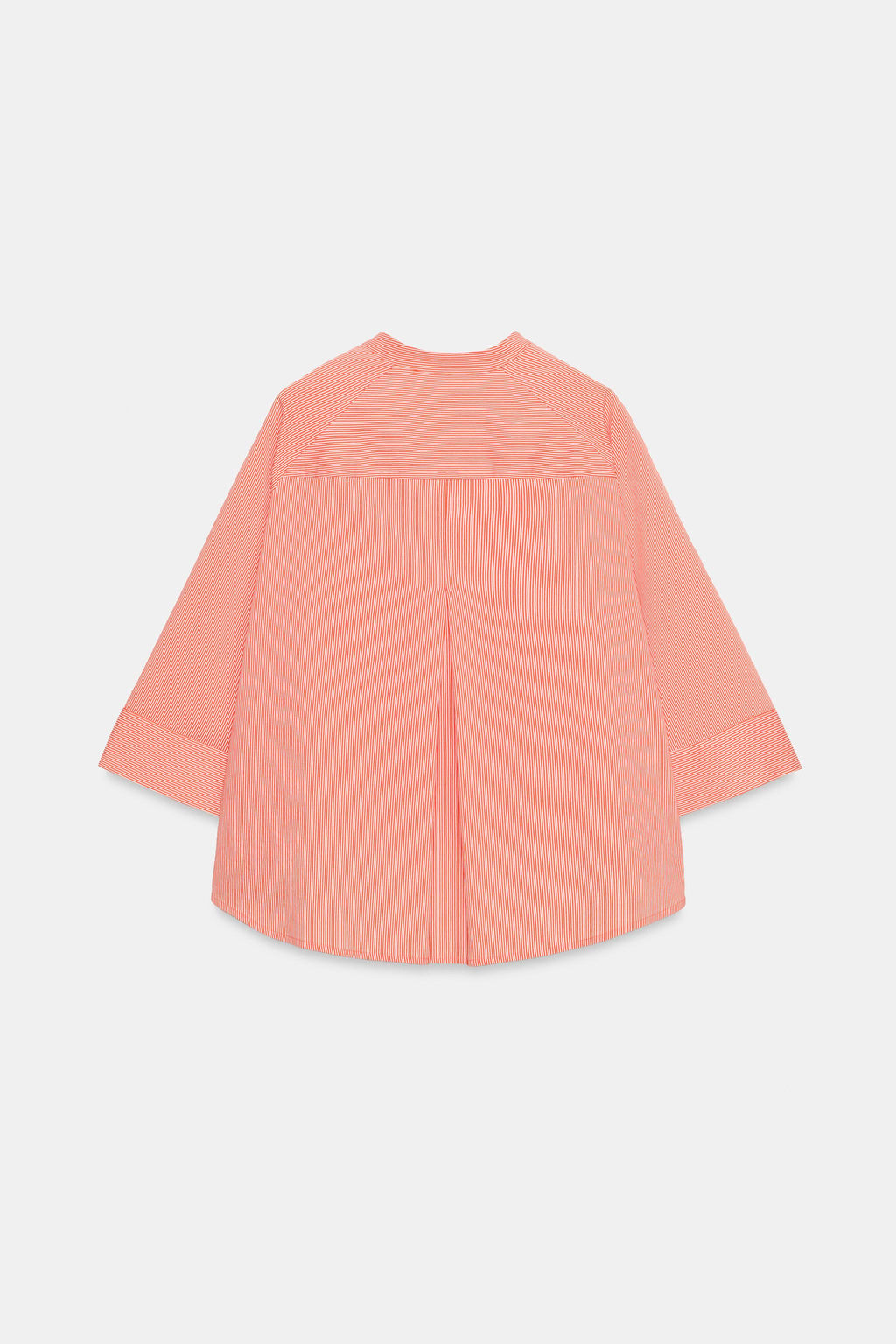 CAMISA ASIM?TRICA RAYAS ZW COLLECTION / Mandarina - Zara фото 7