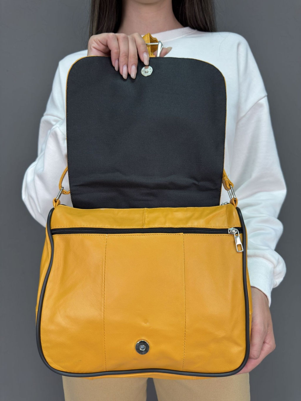 Сумка женская из телячьей кожи