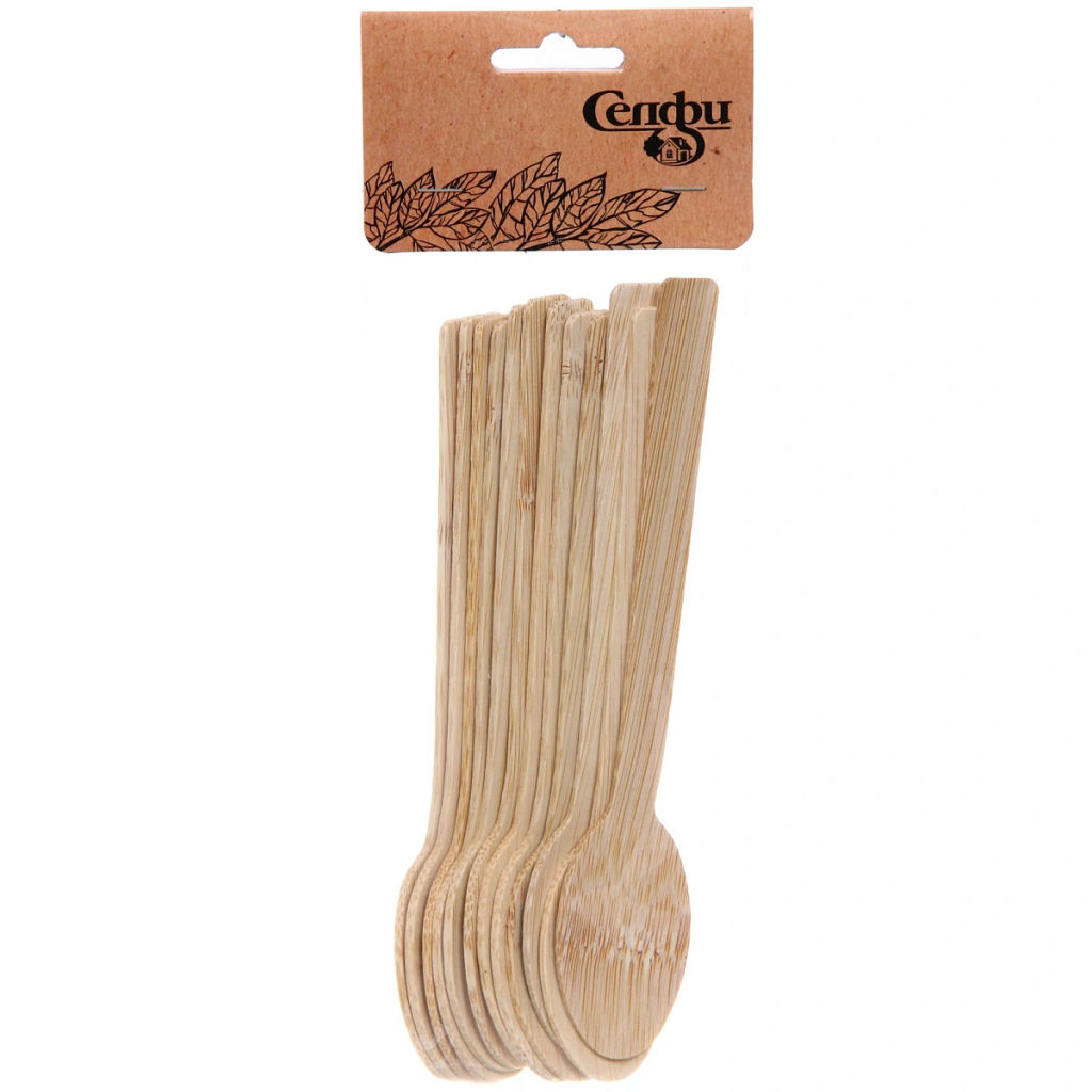 Цена за 2 шт. Ложка одноразовая "ЭкоСтиль" в наборе 12шт