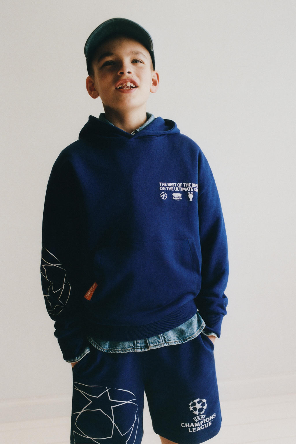 SUDADERA CAPUCHA UEFA CHAMPIONS LEAGUE ® / Azul - Zara фото 5