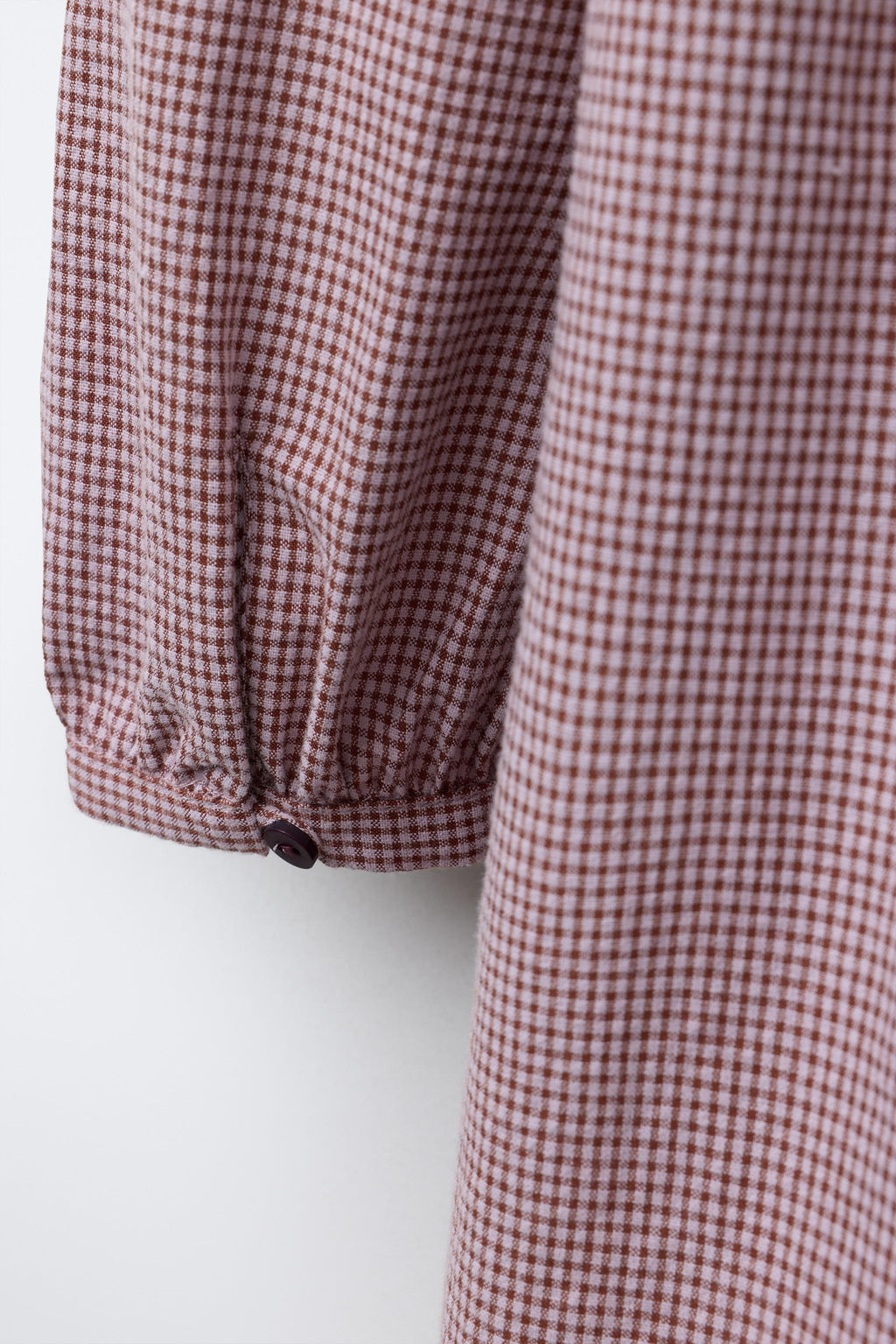 GINGHAM CHECK DRESS - Zara фото 4