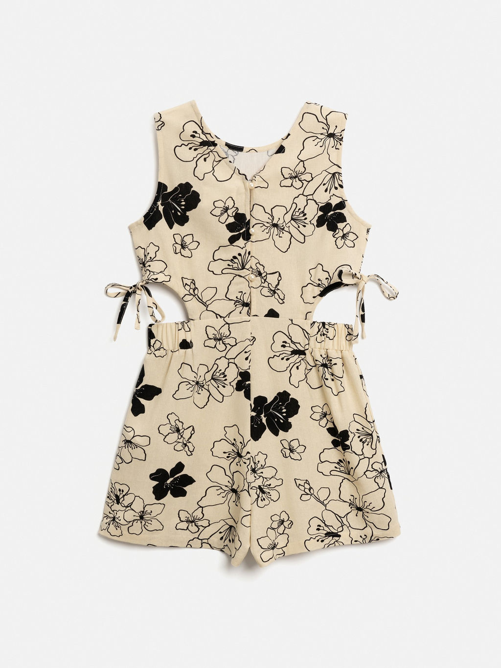 ACOOLA / Полукомбинезон для девочек Franz бежевый принт  фото 3