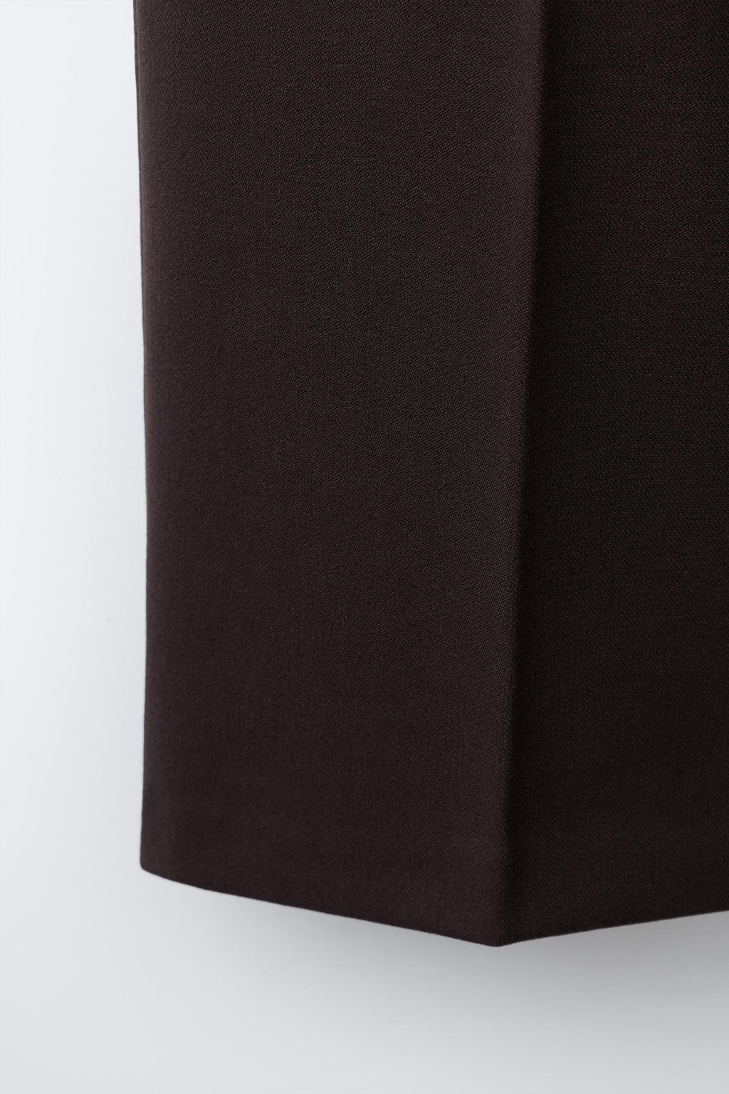 PANTAL?N WIDE LEG CINTURILLA DOBLE / Marr?n - Zara фото 4