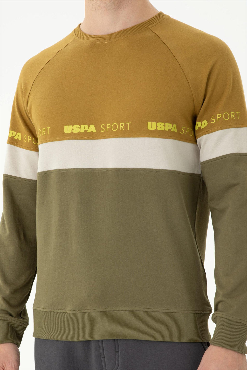 Мужской свитшот цвета хаки Неожиданная скидка в корзине - U.s. polo assn фото 6