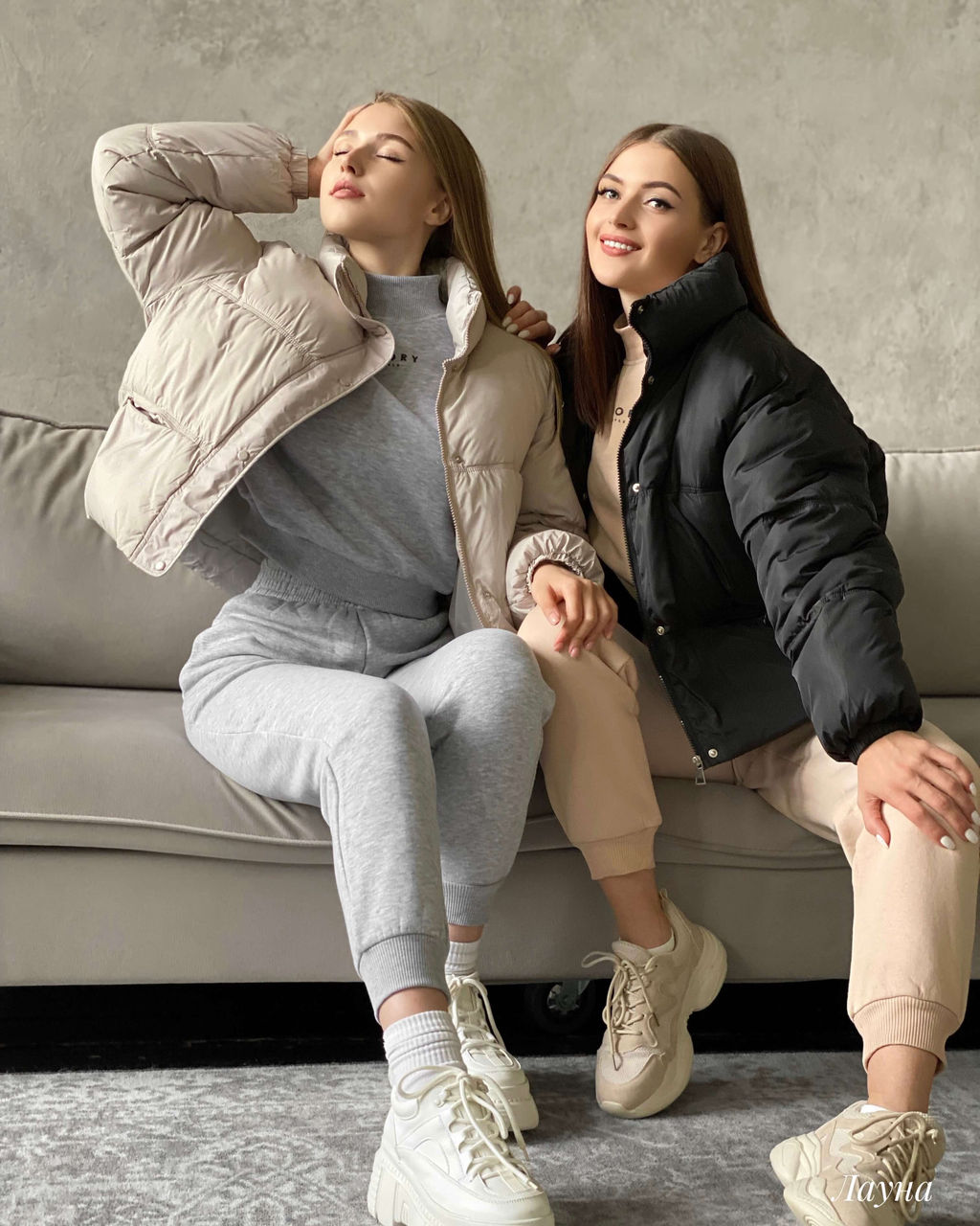 Куртка Лауна (серо-бежевый) - Nadi bordo фото 6