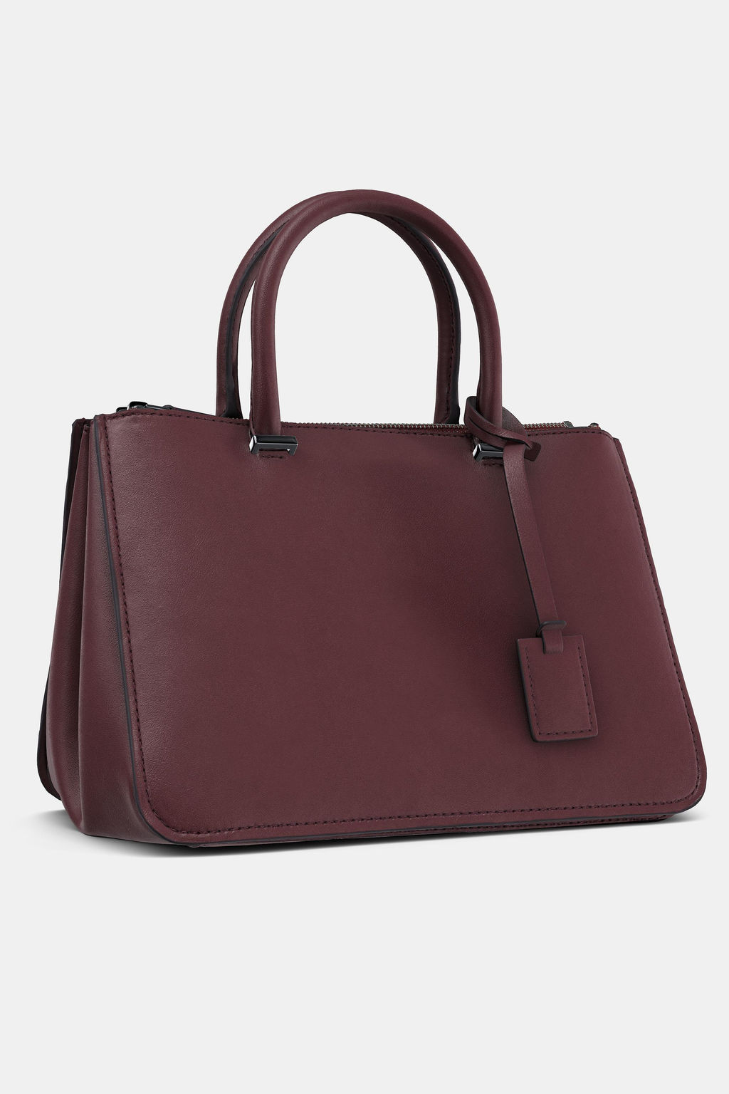 MINI CITY BAG WITH DOUBLE HANDLE - Zara фото 10