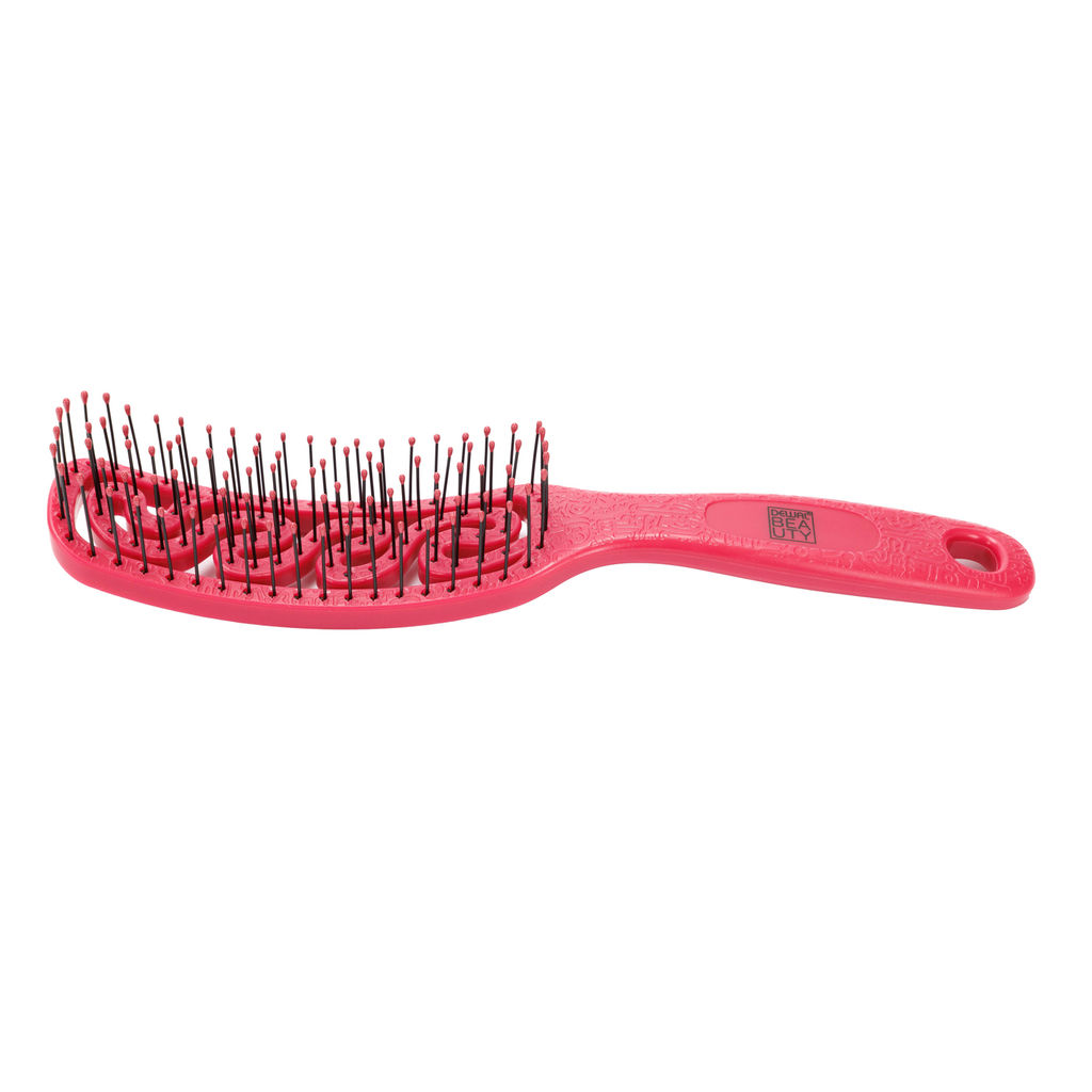 Щетка для укладки "Friendly" DEWAL BEAUTY DBEF72-Berry