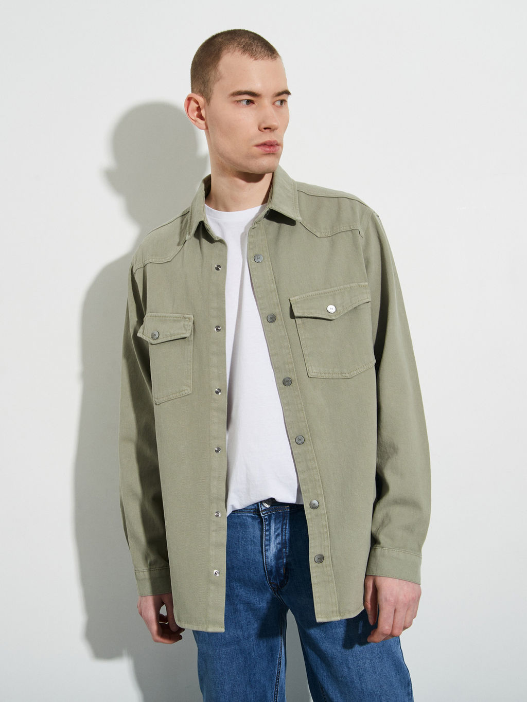 Мужская рубашка - Mossmore фото 45