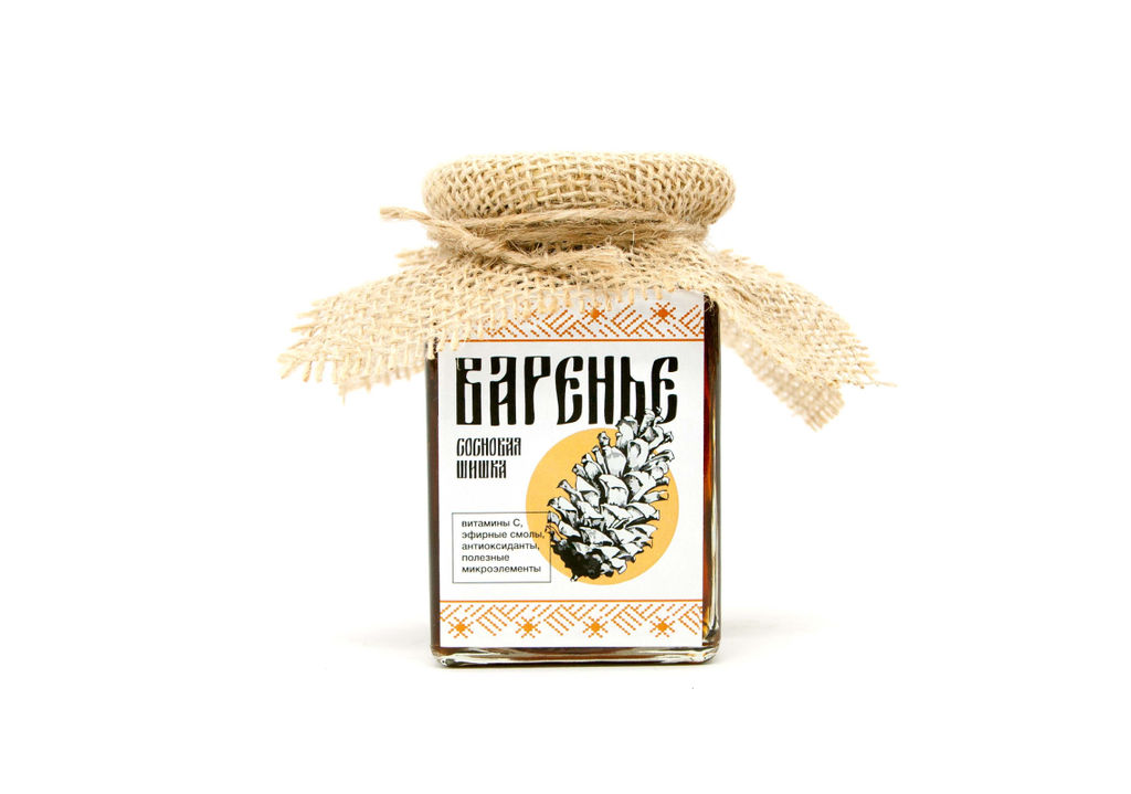 Варенье из Сосновых шишек баночка 300 г Крафт упаковка