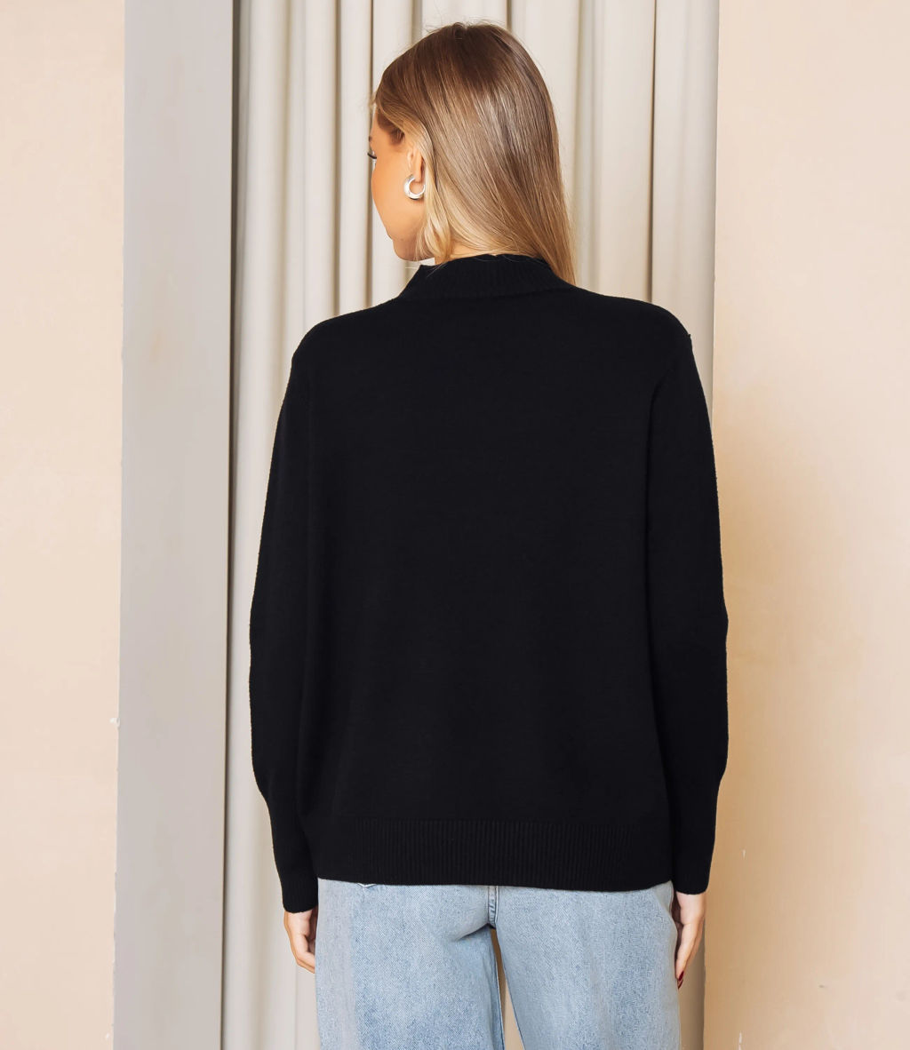 Водолазка #КТ7009 (1), чёрный - Dommod фото 3