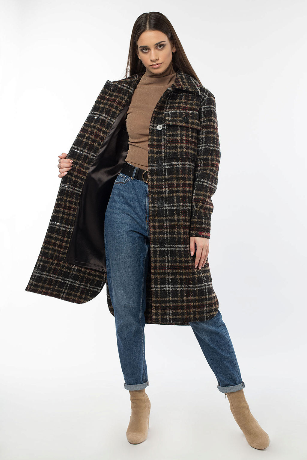 Пальто женское демисезонное - El podio фото 2