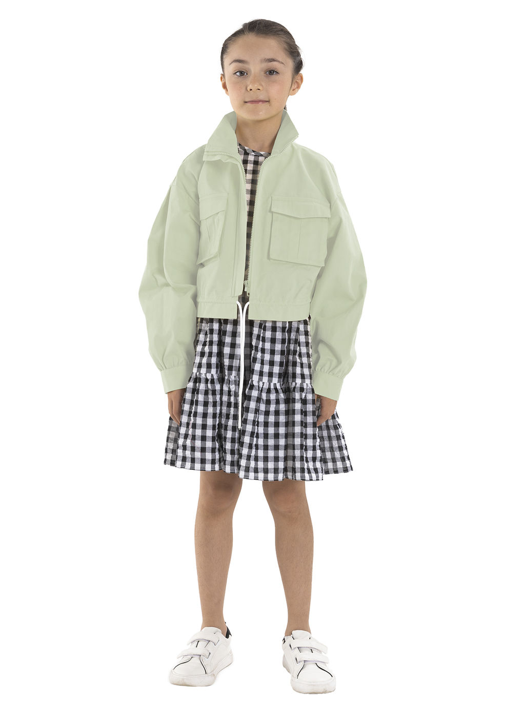 Куртка для девочки О56919 - Карамелли фото 10