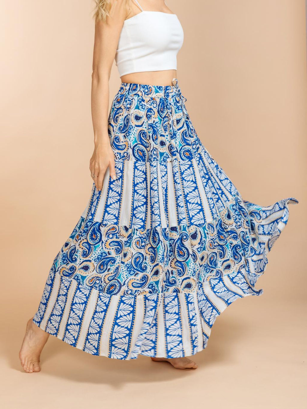 Юбка (вискоза-креп) №25-300-1 (Лето-2025) - Ганг фото 3