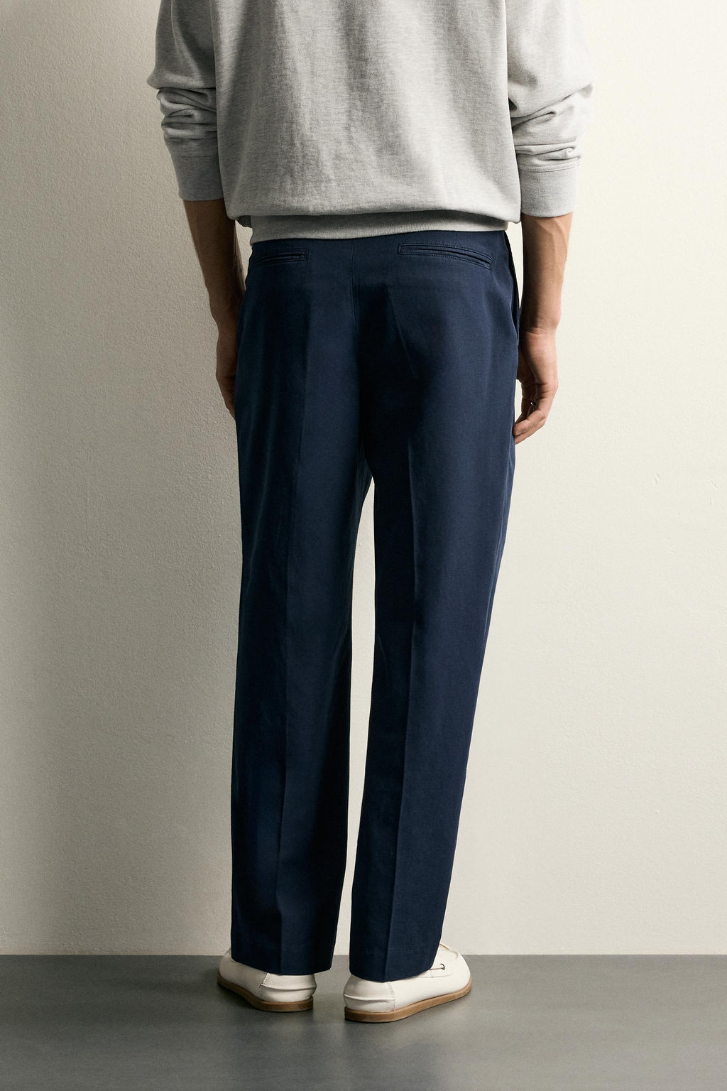 PANTAL?N RELAXED FIT LAVADO / Azul - Zara фото 3