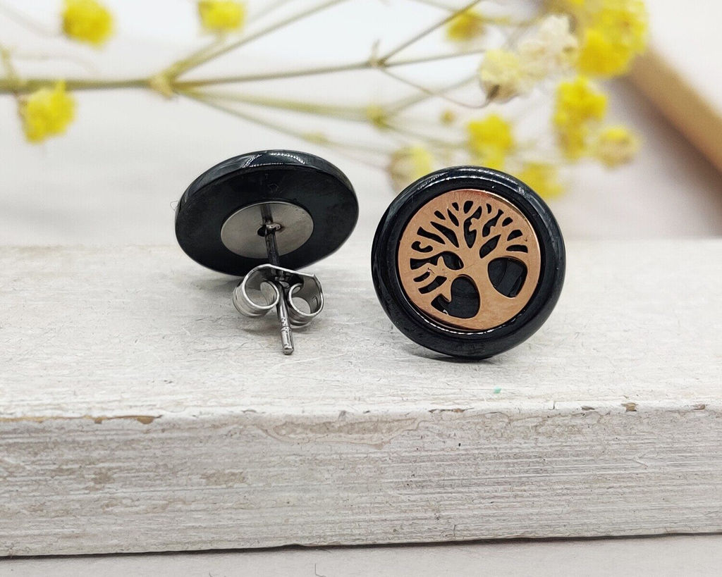 Серьги с керамикой