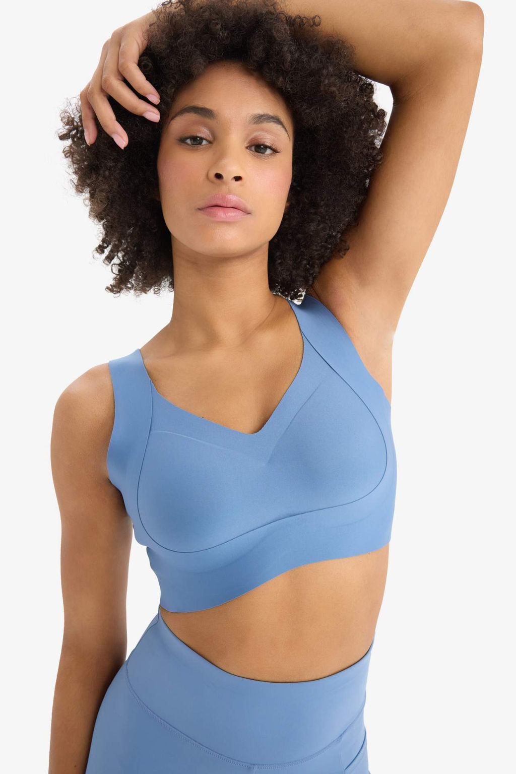 DeFactoFit V Yaka Ag?r Kumas Sporcu Bra  фото 4