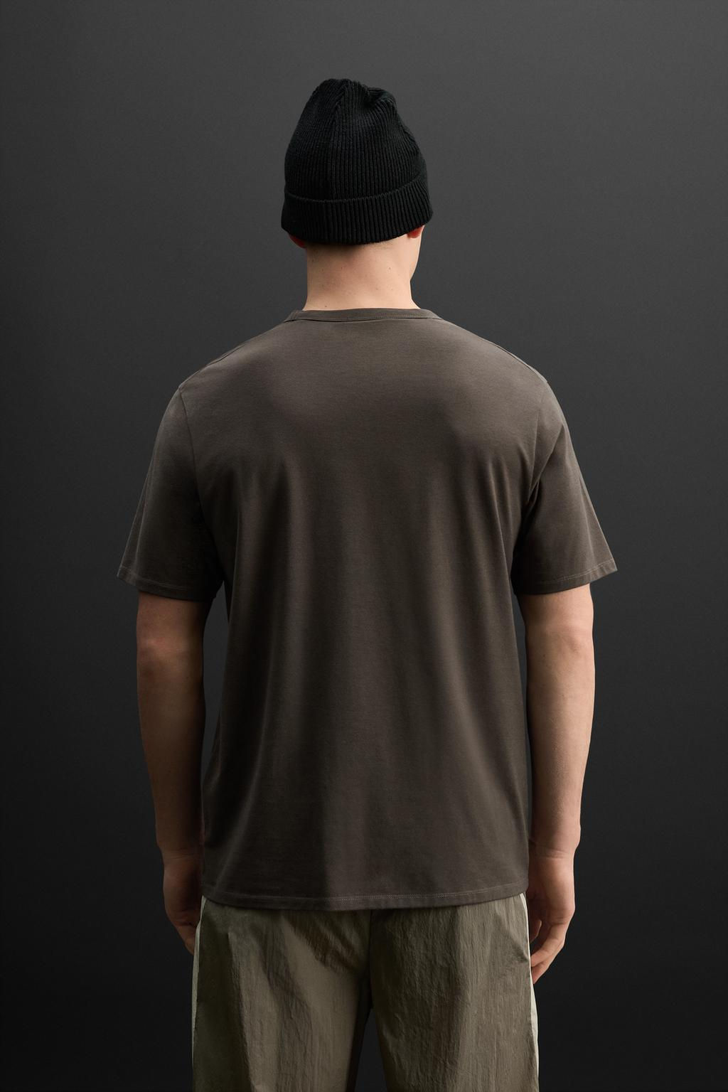 COTTON BLEND TRAINING T-SHIRT - Zara фото 12