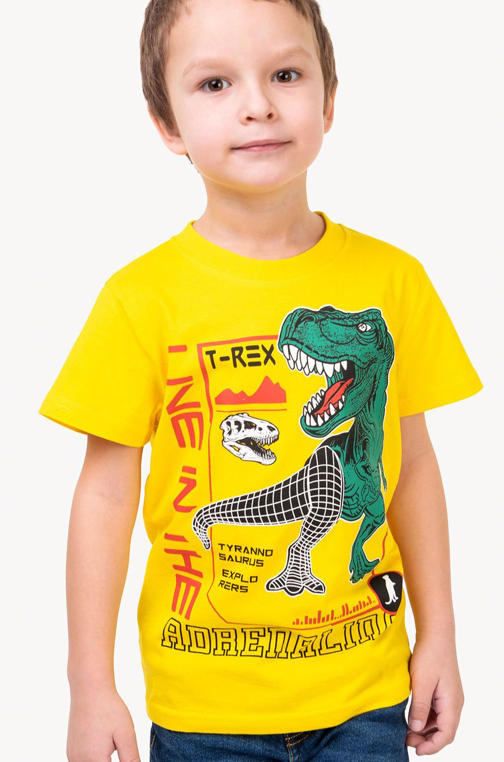 Детская хлопковая футболка Happy Fox фото 25