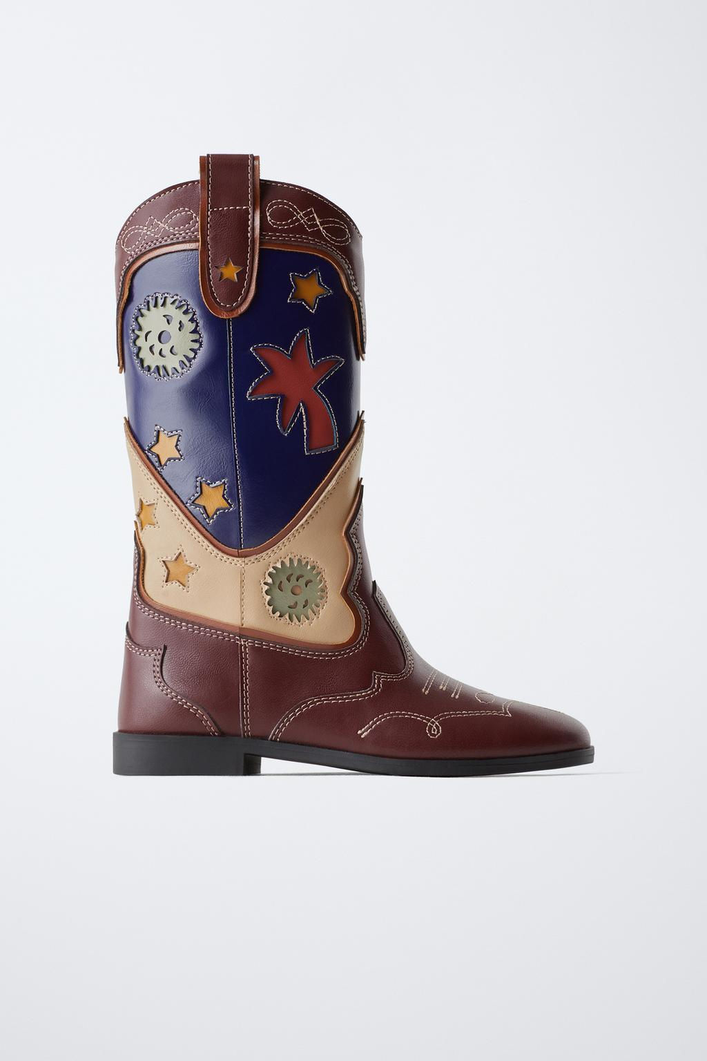 EMBELLISHED COWBOY BOOTS - Zara фото 2