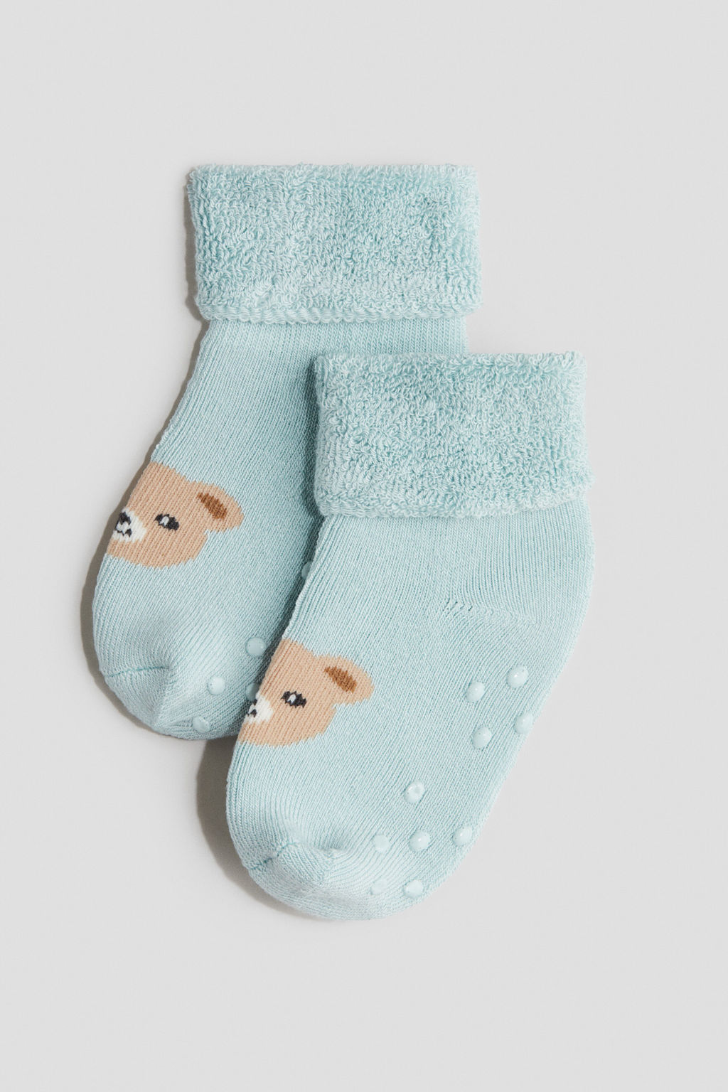 Pack de 3 calcetines en tejido rizado - H&m фото 5