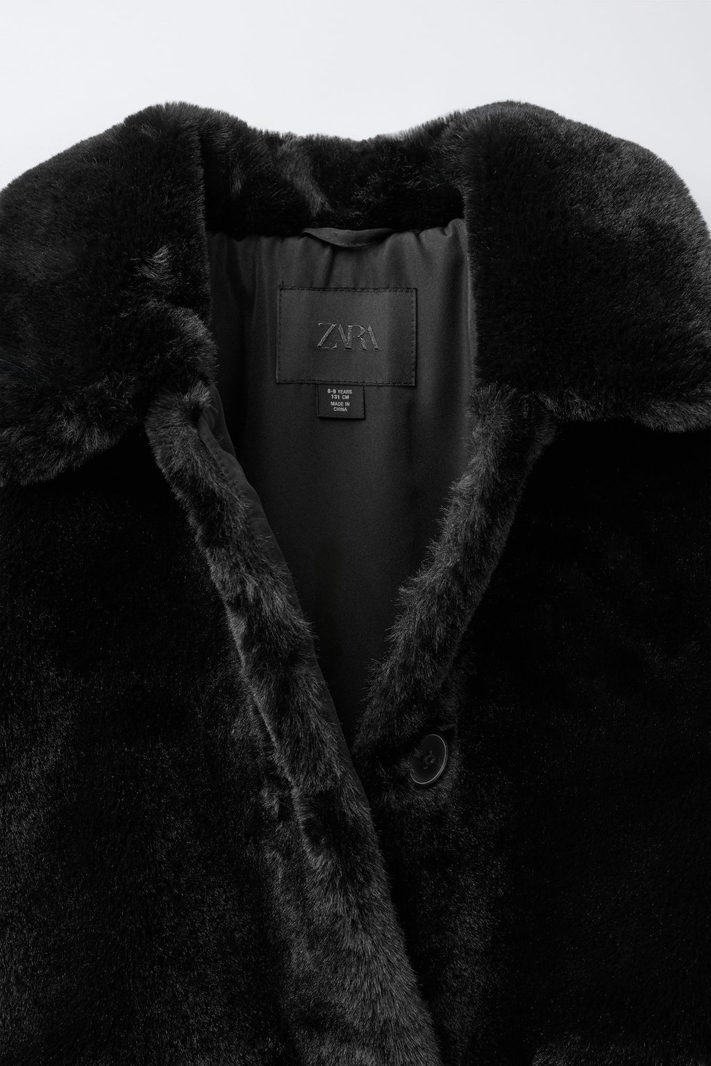LONG FAUX FUR COAT - Zara фото 7