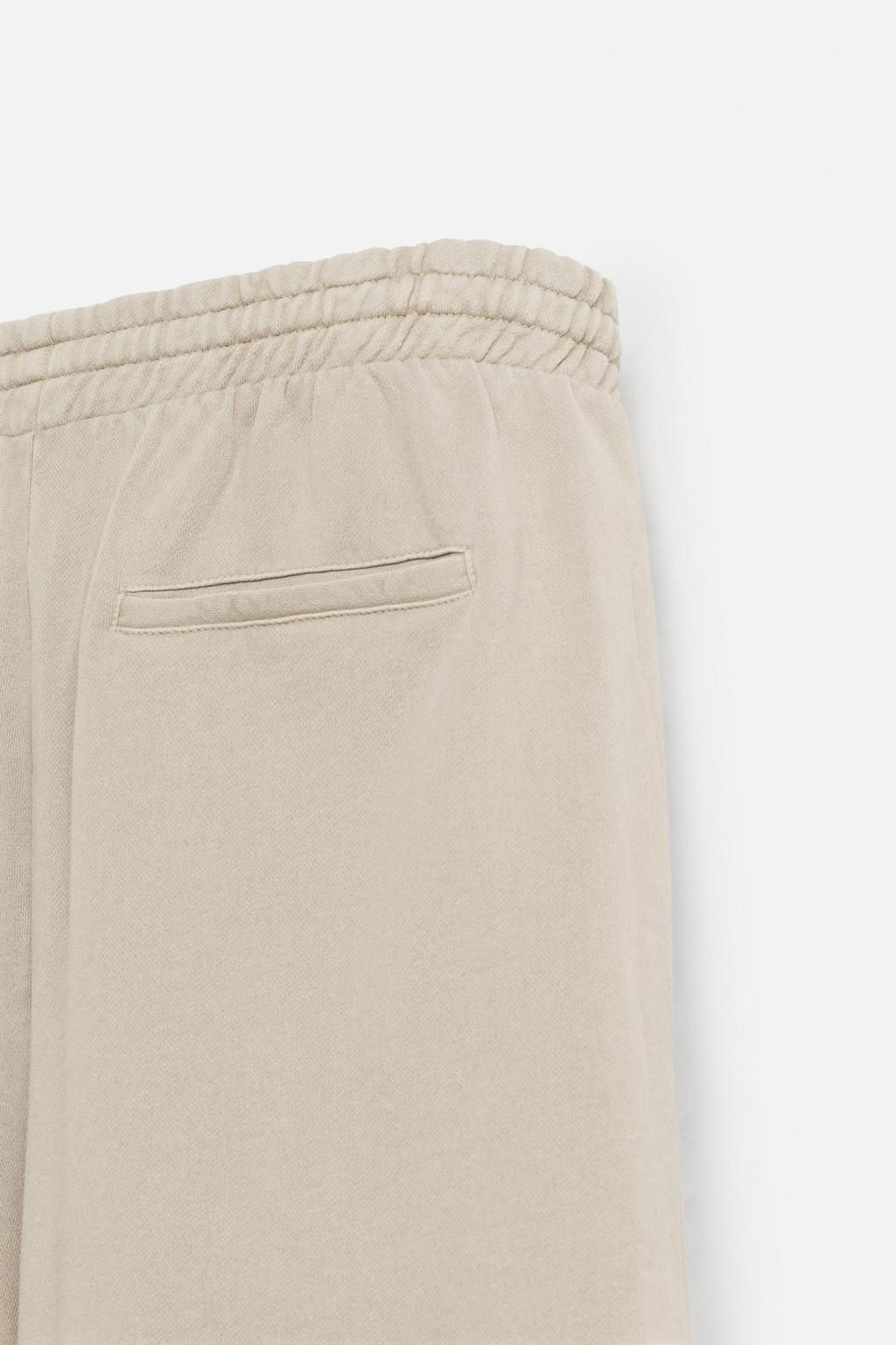 WASHED JOGGER BERMUDA SHORTS - Zara фото 11