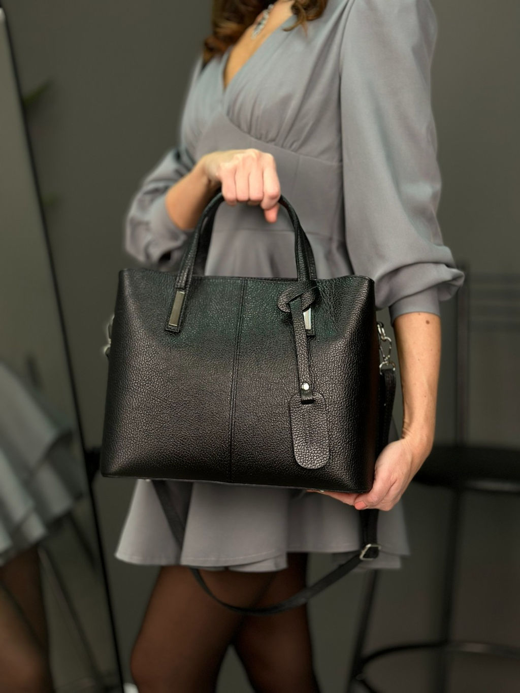 Сумка женская из телячьей кожи