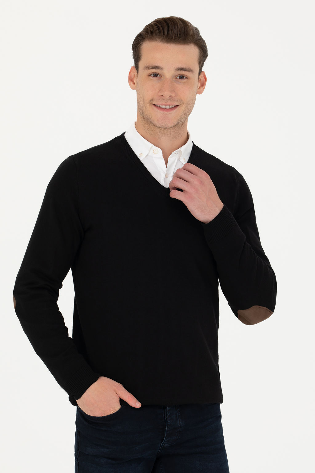 Мужской черный базовый свитер Неожиданная скидка в корзине - U.s. polo assn фото 10