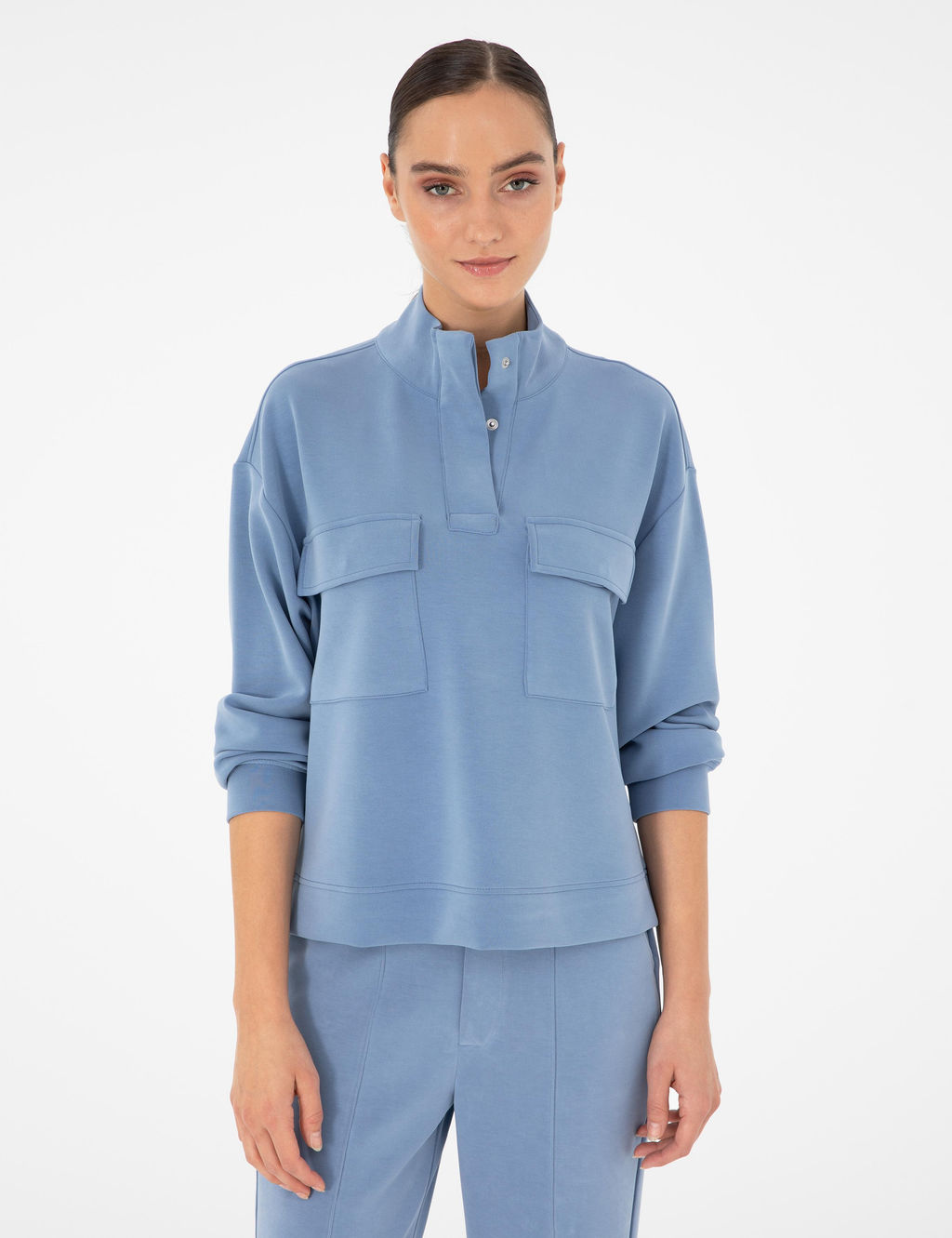 Mavi Comfort Fit Modal Kuma_ Sweatshirt - Pierre cardin фото 3