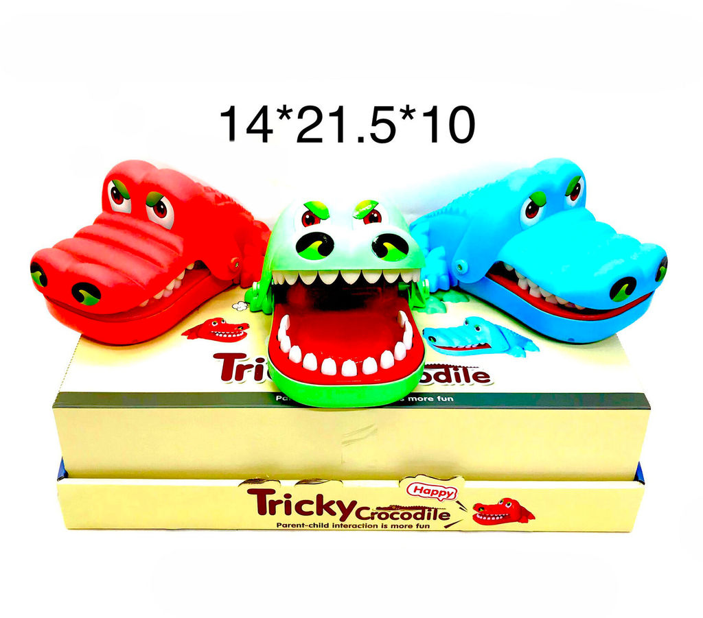 Детская настольная игра Крокодил дандист 3 шт. в уп (арт. 262-90)
