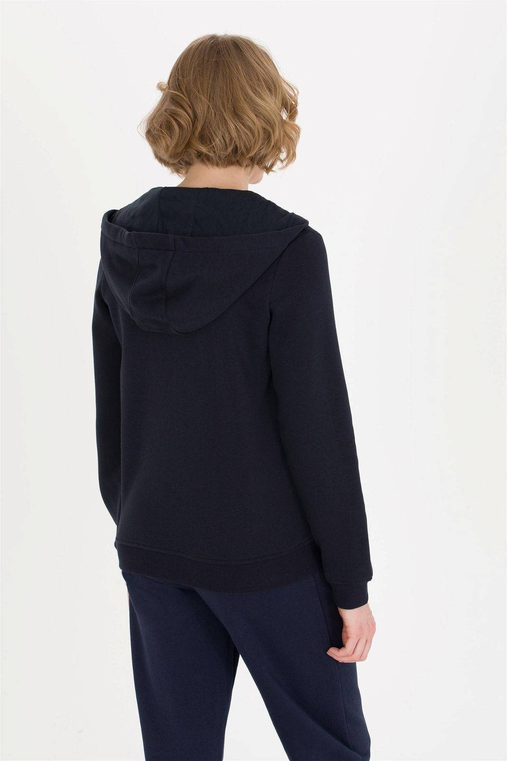 Женская темно-синяя толстовка с капюшоном Неожиданная скидка в корзине - U.s. polo assn фото 5