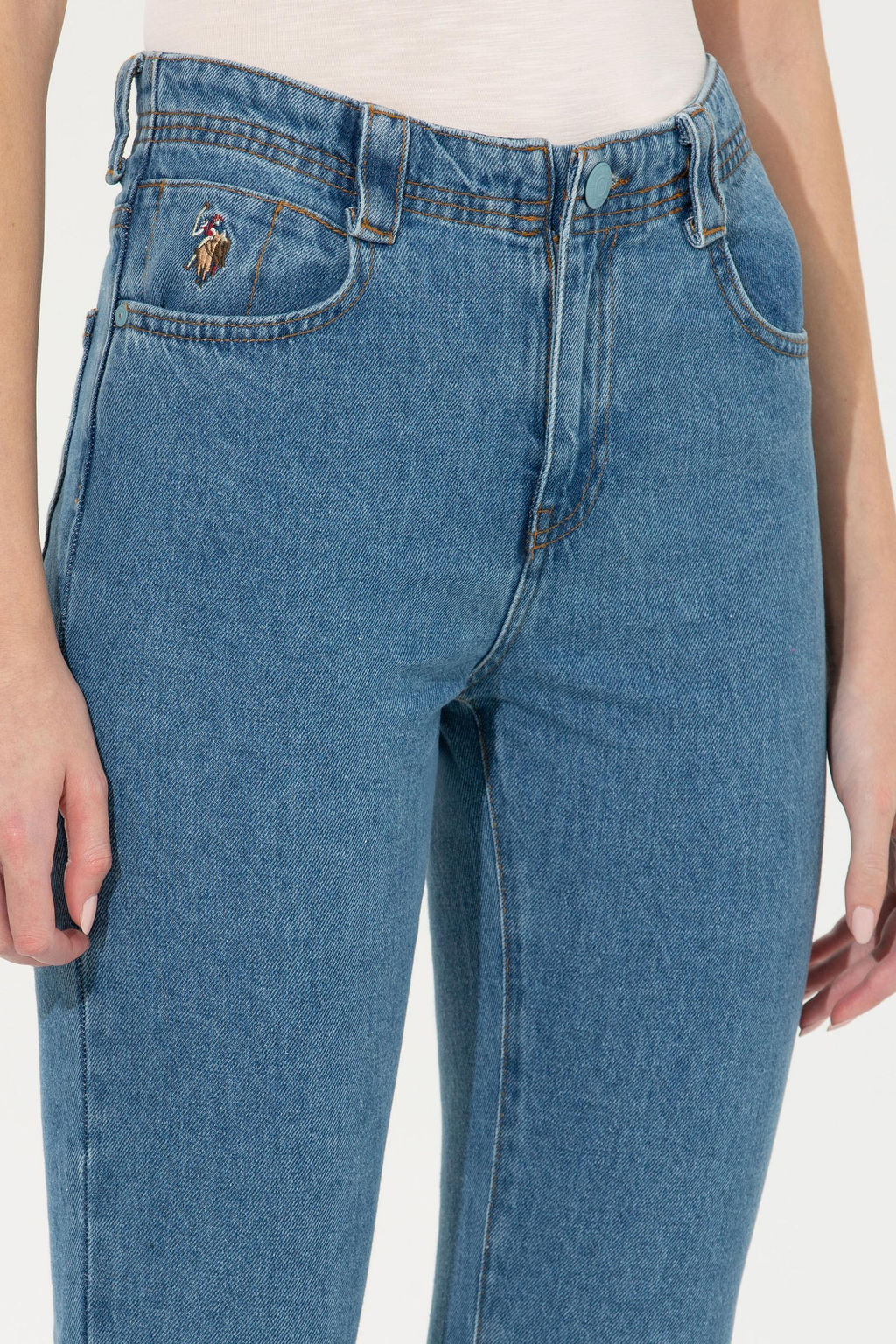 U. S. Polo Assn Женские голубые джинсовые брюки - U.s. polo assn фото 5