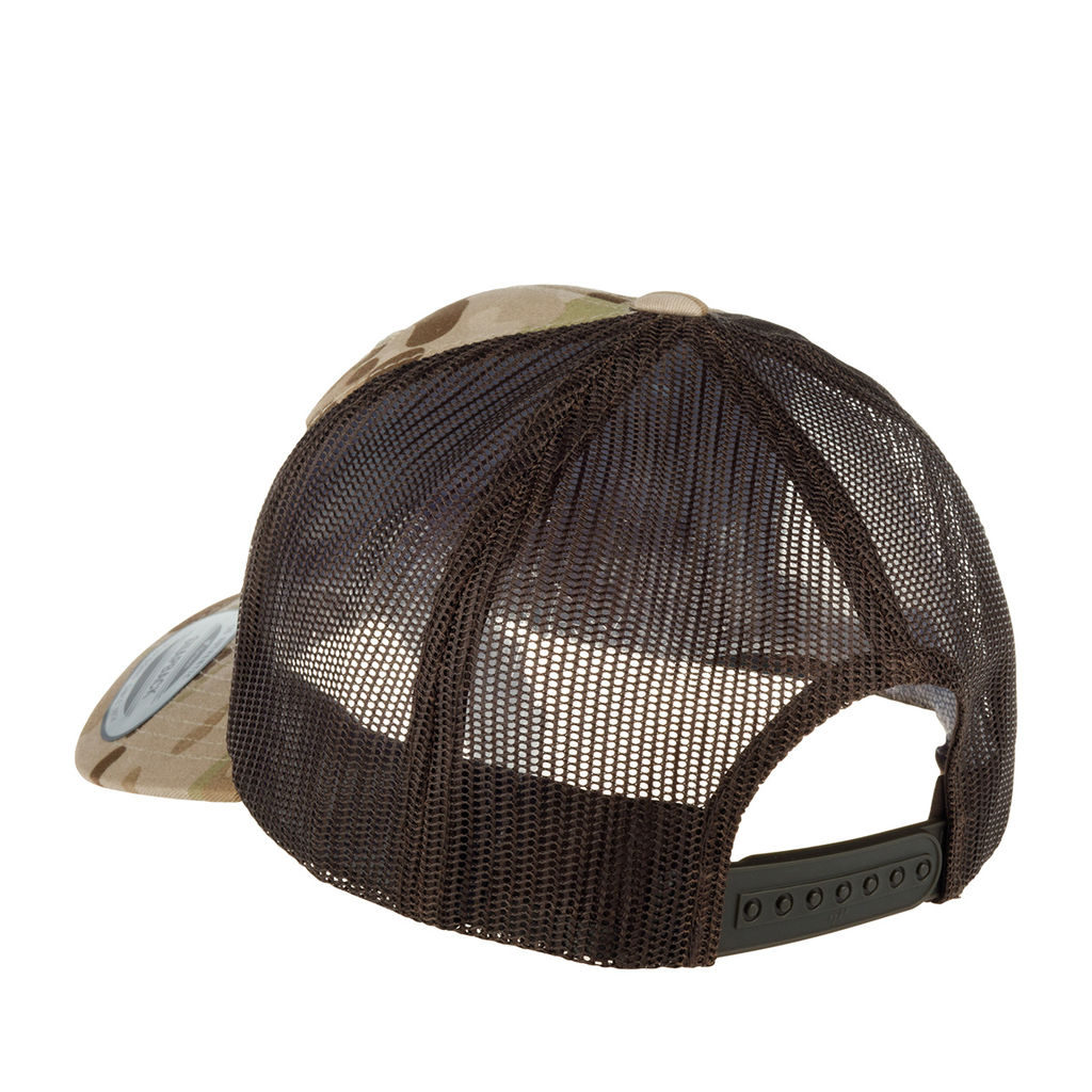 Бейсболка FLEXFIT арт. 6606MC (коричневый / камуфляж) фото 3