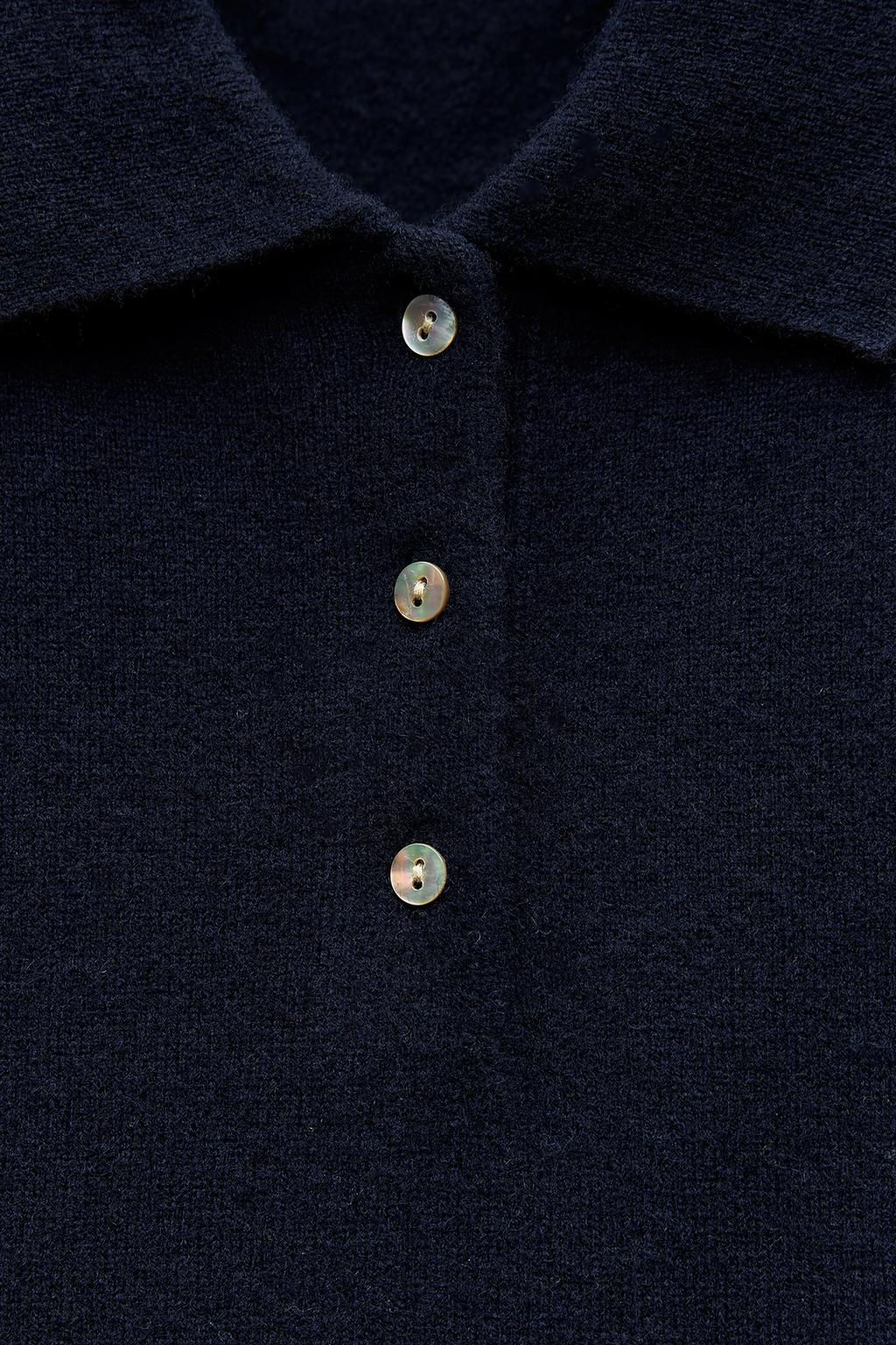 BASIC 100% WOOL POLO SHIRT - Zara фото 20