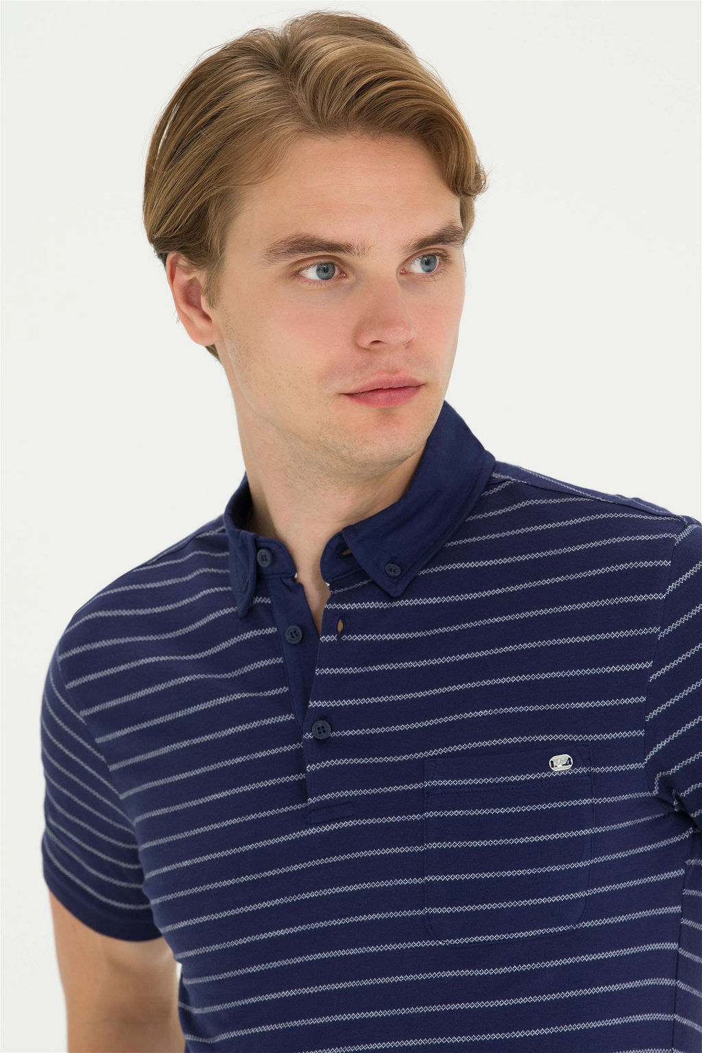 Мужская темно-синяя футболка - U.s. polo assn фото 9