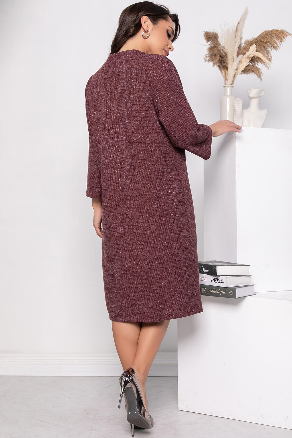 Платье Секрет очарования (брусника) П7676 - Lt collection фото 10