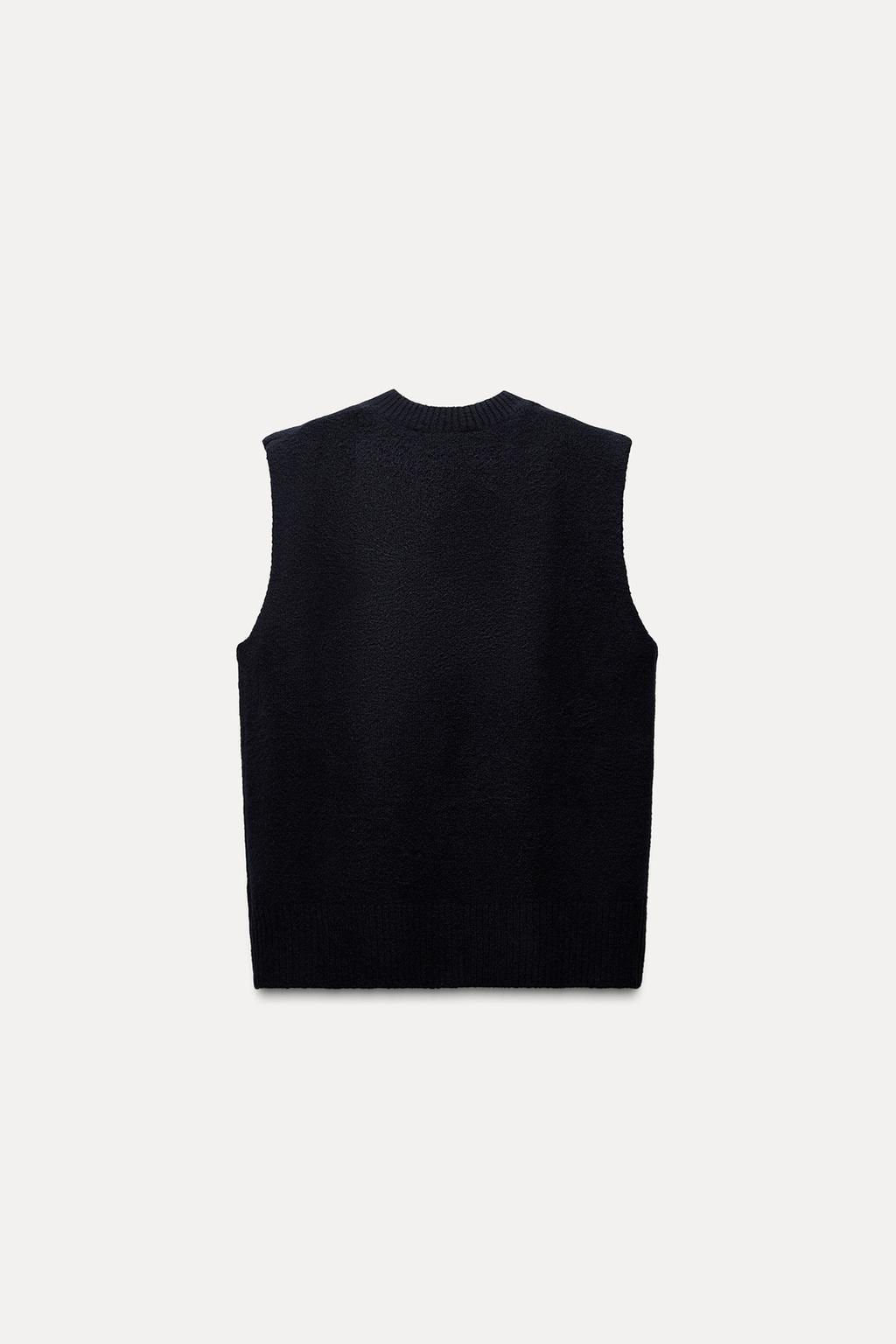 PLAIN KNIT VEST TOP - Zara фото 6