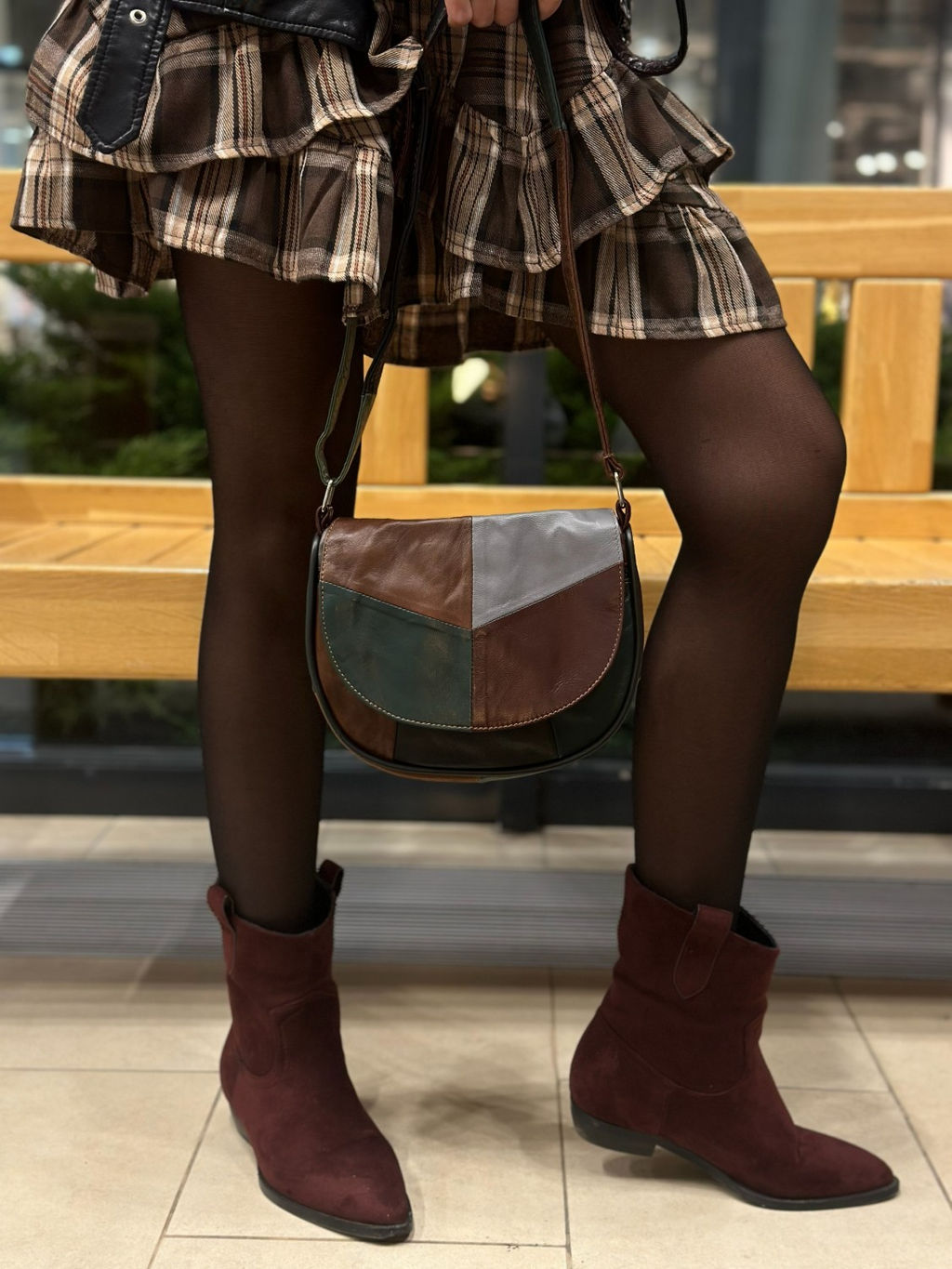 Сумка женская из телячьей кожи