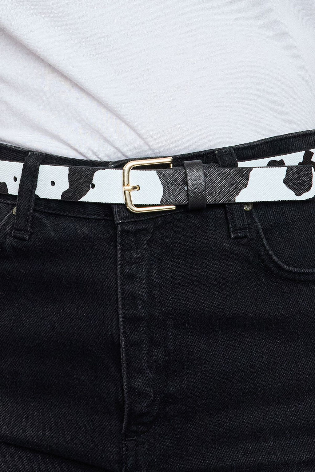 Trendyolmilla Siyah Deri Gorunumlu Kad?n Kemer TWOAW25KE00011 фото 2