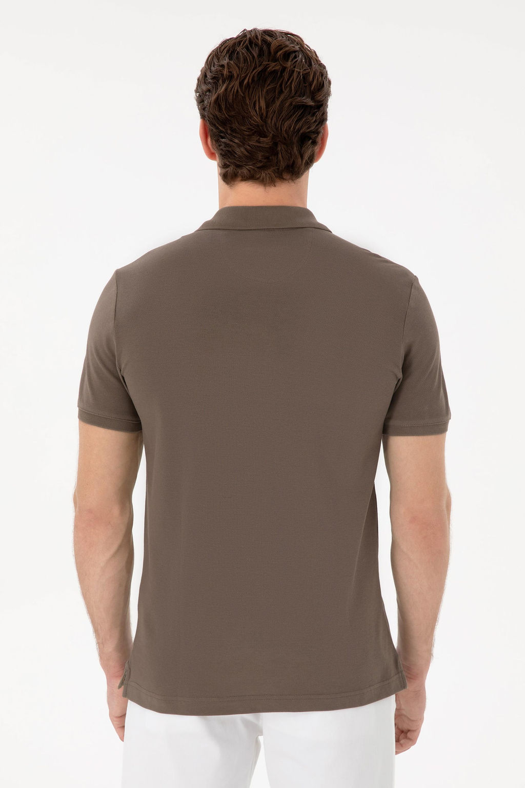 Erkek Slim Fit Polo Yaka A__k Mavi Basic Ti__rt Sepette S_rpriz _ndirim - U.s. polo assn фото 5