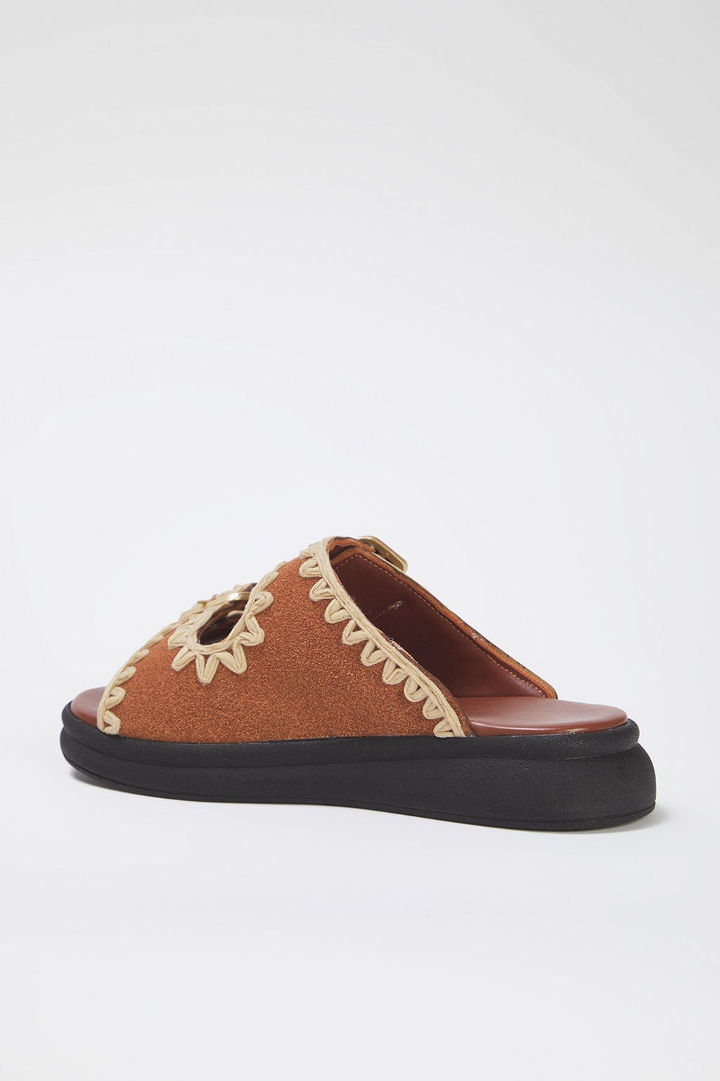 Trendyol Shoes Siyah Nak?sl? Antik Tokal? Duz Kad?n Terlik TAKSS25TE00005 - Trendyolmilla фото 11