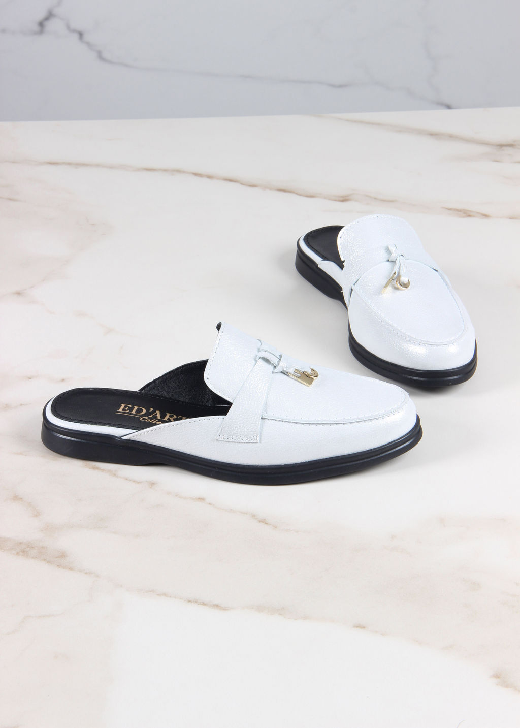 Мюли 1070.2614bl. белый астана