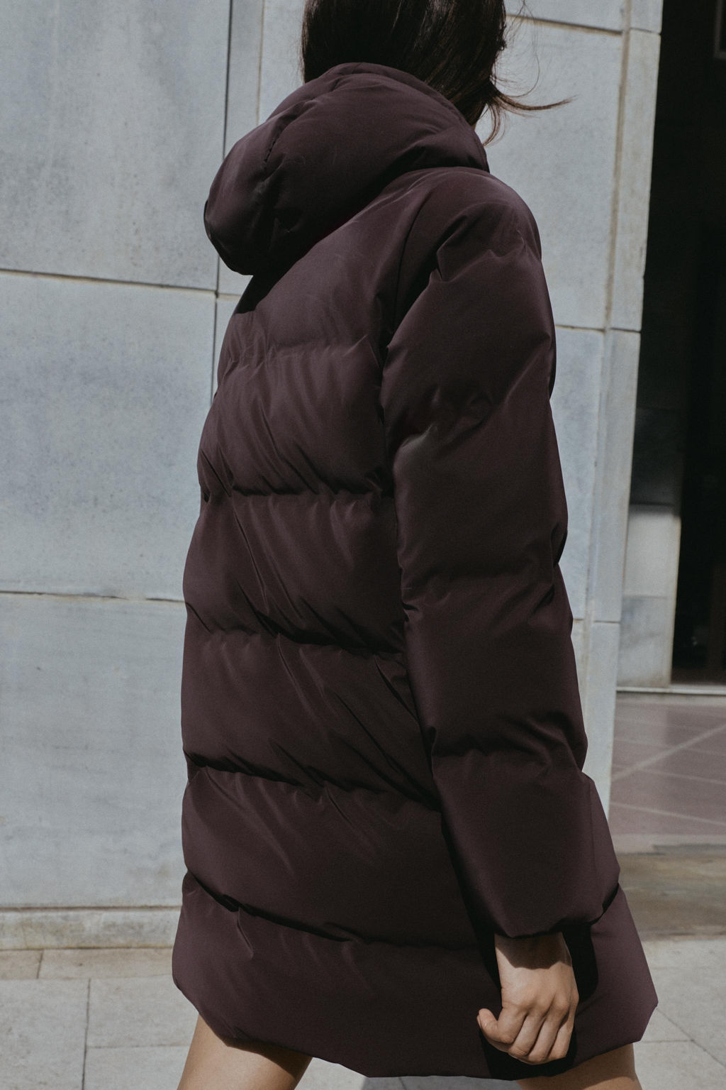 WINDPROOF RUBBERISED FABRIC MID-LENGTH ANORAK - Zara фото 4