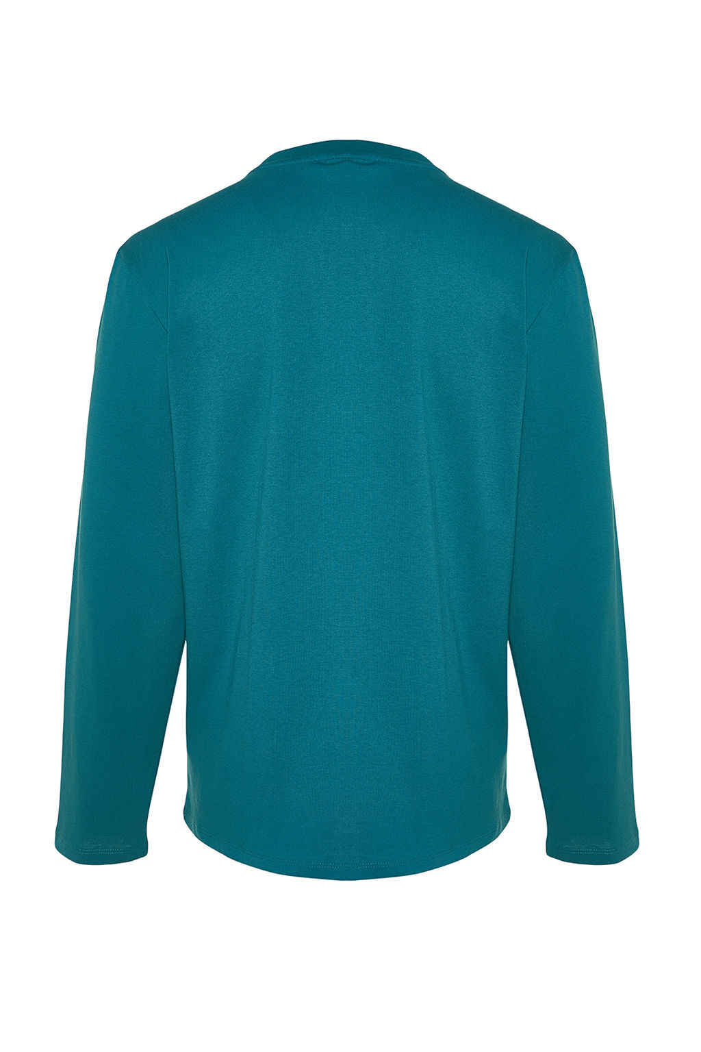 TRENDYOL MAN Gri-Indigo 2li Paket %100 Pamuklu Uzun Kol Regular/Normal Kesim Basic T-Shirt TMNAW24TS00001 - Trendyolmilla фото 6