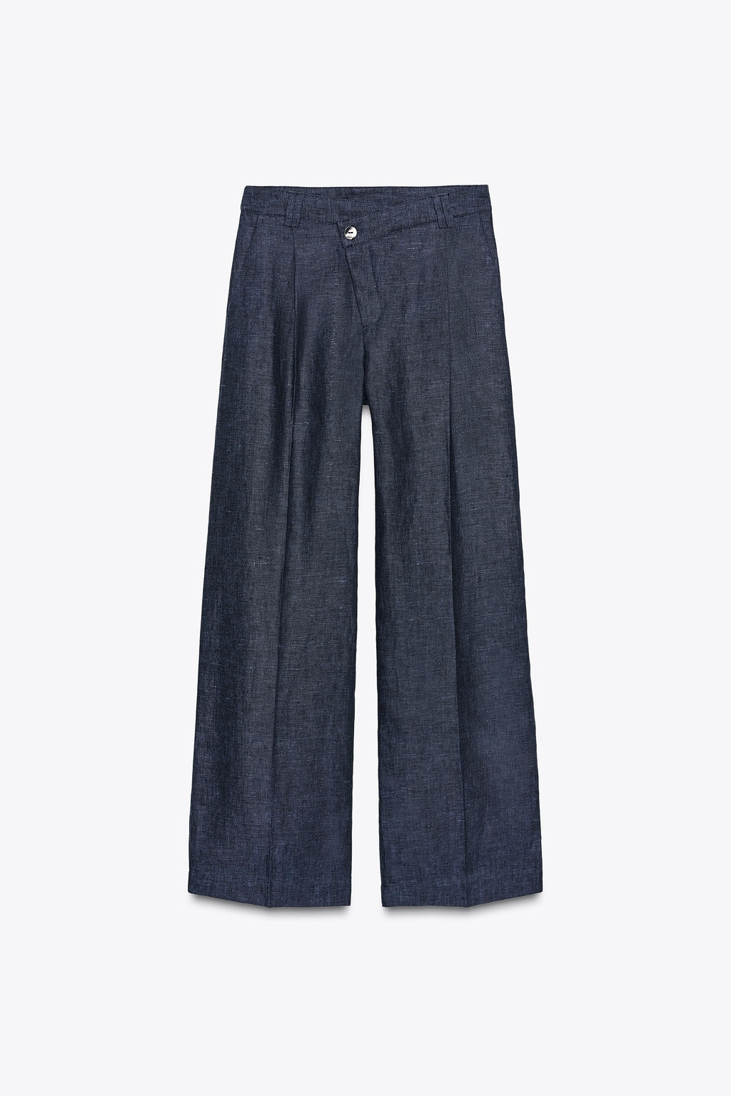 100% LINEN CROSS-WAIST TROUSERS - Zara фото 14