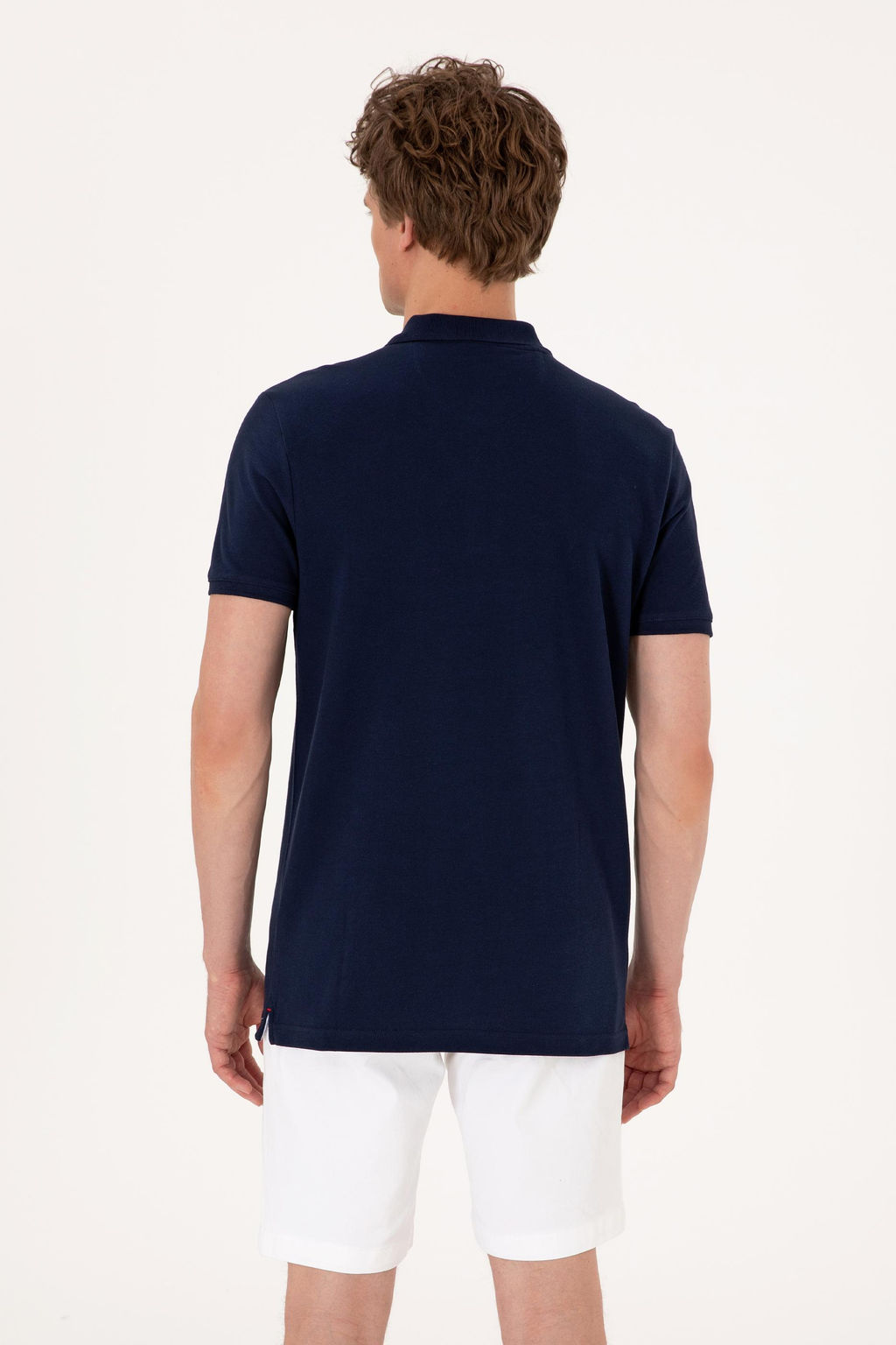 Erkek Slim Fit Polo Yaka Lacivert Basic Ti__rt Sepette S_rpriz _ndirim - U.s. polo assn фото 5