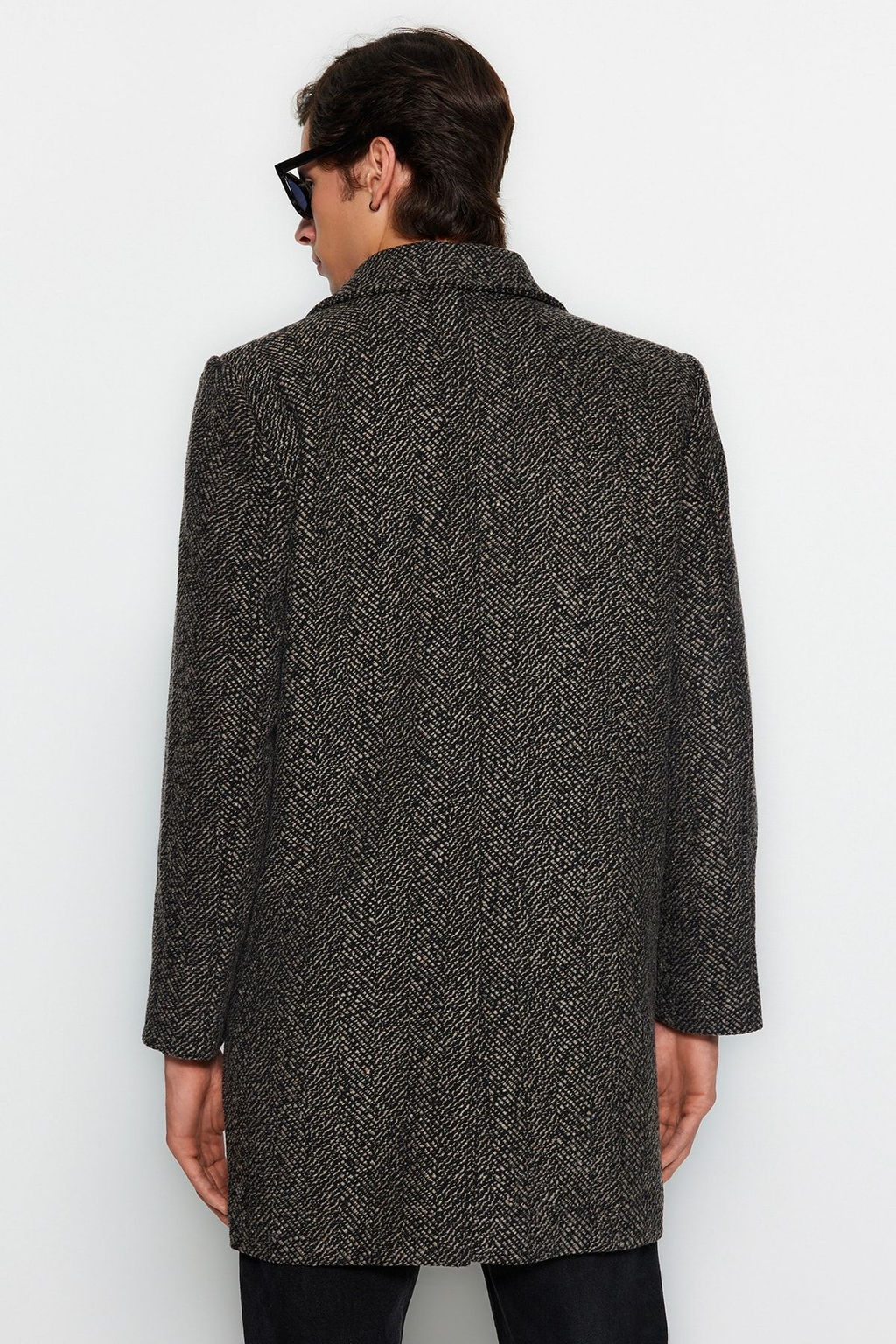TRENDYOL MAN Siyah Erkek Regular Fit K?sl?k Kase Kaban TMNAW24KB00003 - Trendyolmilla фото 6