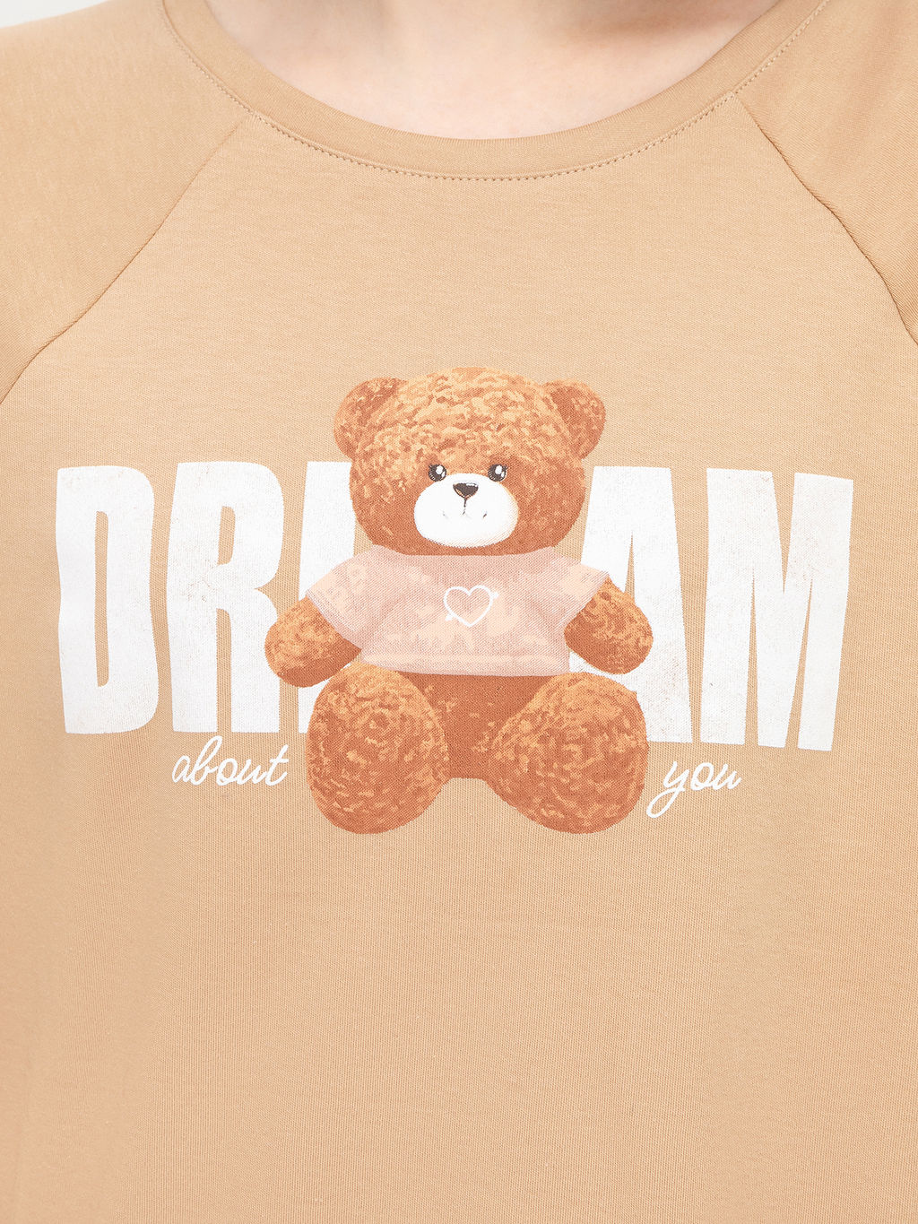 Комплект женский (джемпер, брюки) бежевый с сердечками бежевый +сердечки на бежевом 592361 - Mark formelle фото 5