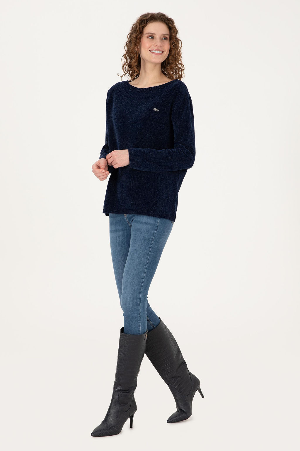 Kad_n Lacivert Kazak - U.s. polo assn фото 4