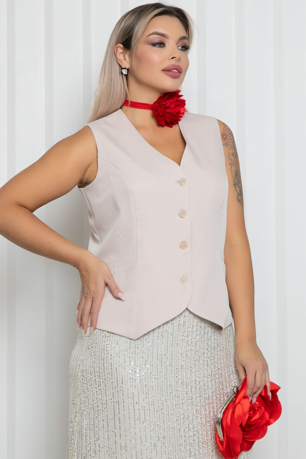 Жилет П-2228/26 - Леди агата фото 6